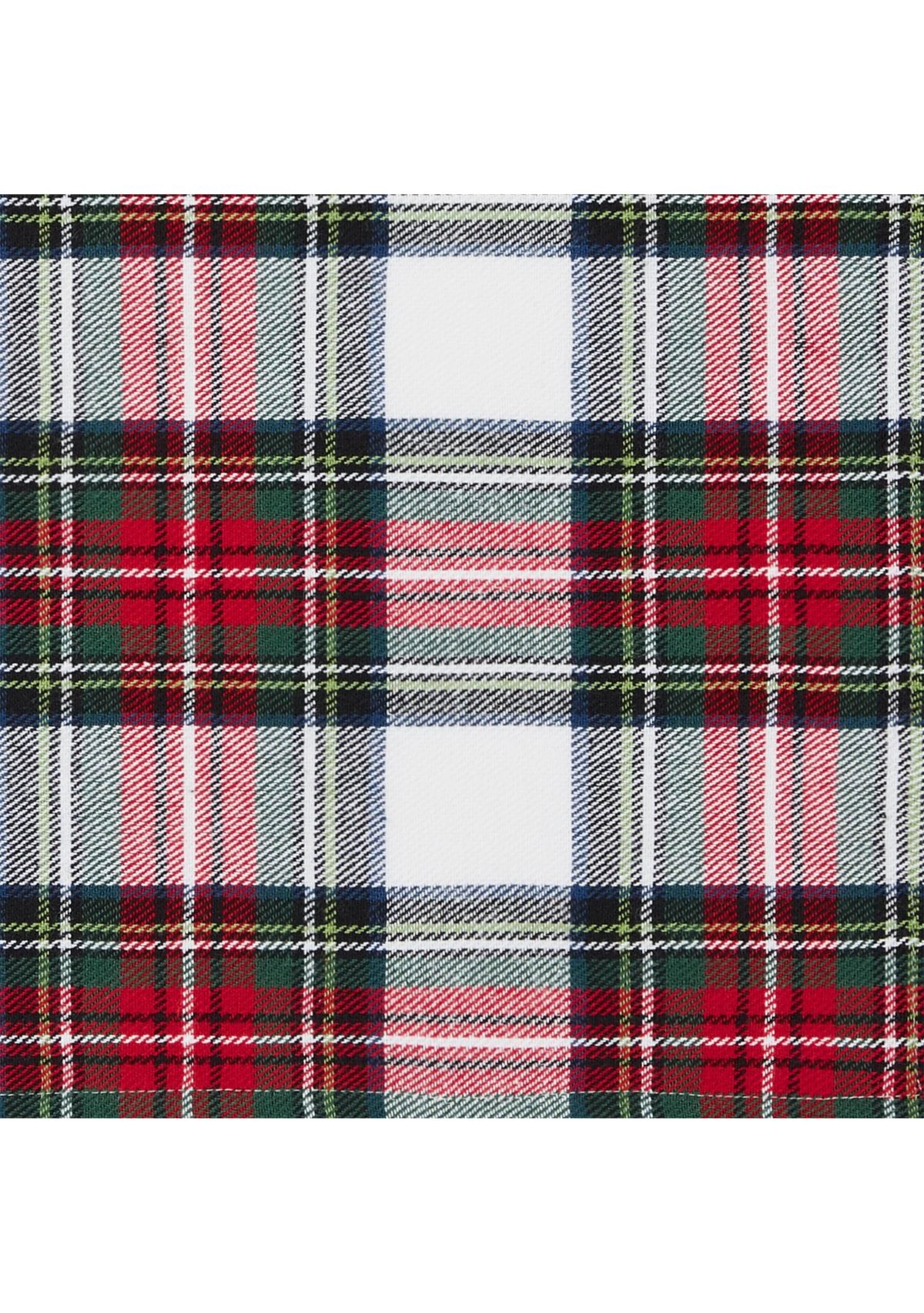 Christmas Classic Holiday Plaid Rectangular Cotton Tablecloth