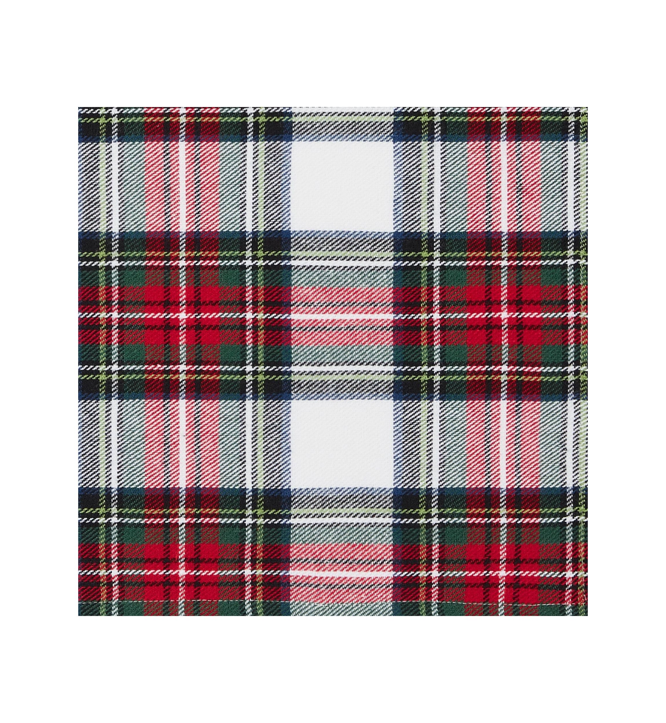 Christmas Classic Holiday Plaid Rectangular Cotton Tablecloth