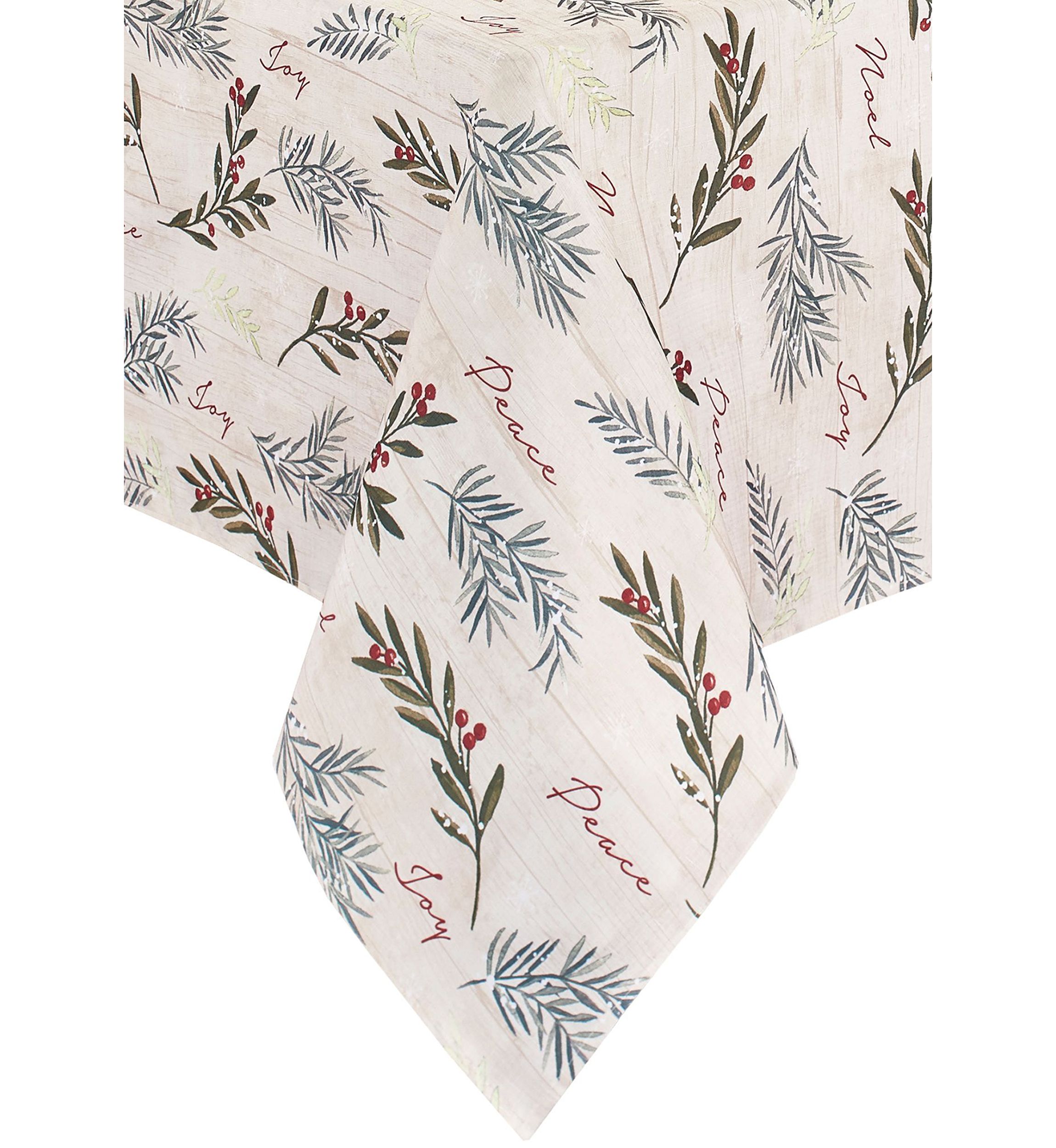 Holiday Tree Trimmings Tablecloth - Round/Oval