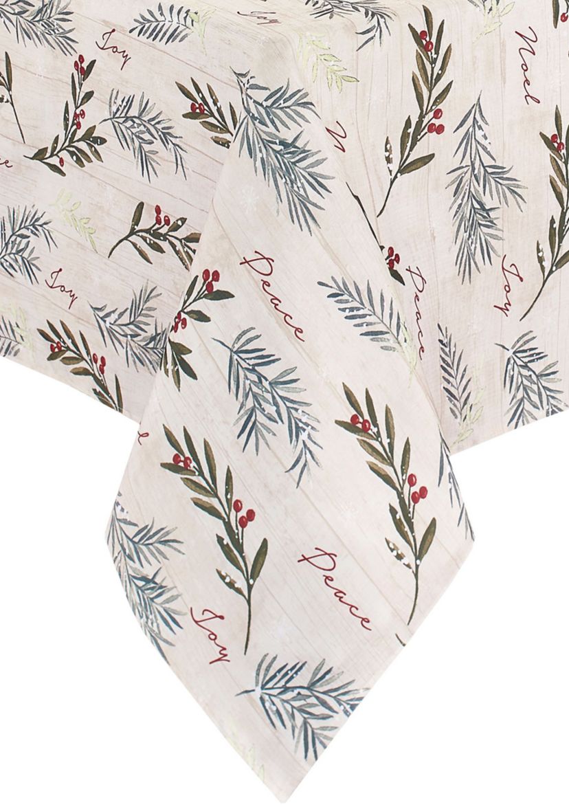 Holiday Tree Trimmings Rectangular Tablecloth
