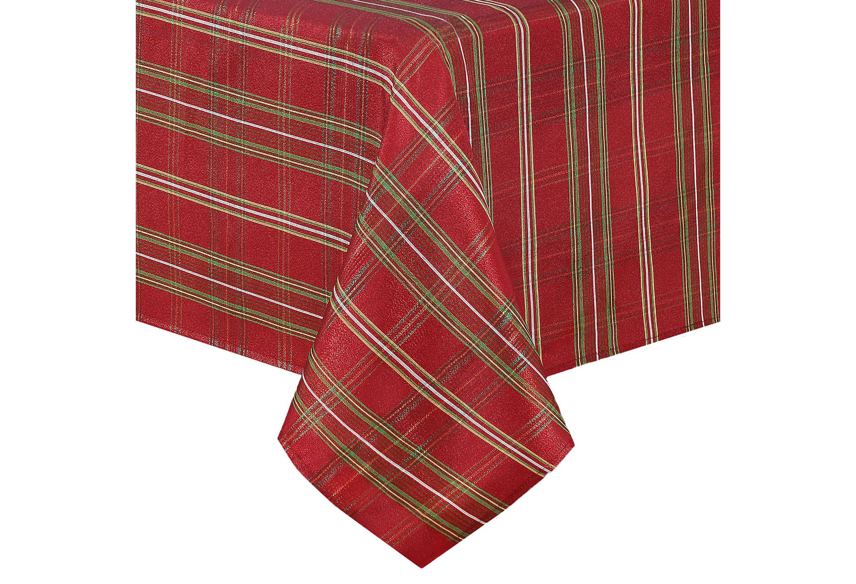 Shimmering Plaid Tablecloth - Rectangle/Square
