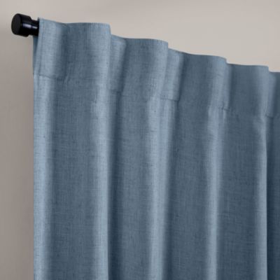 Harrow Solid Texture Blackout Window Curtain Panel