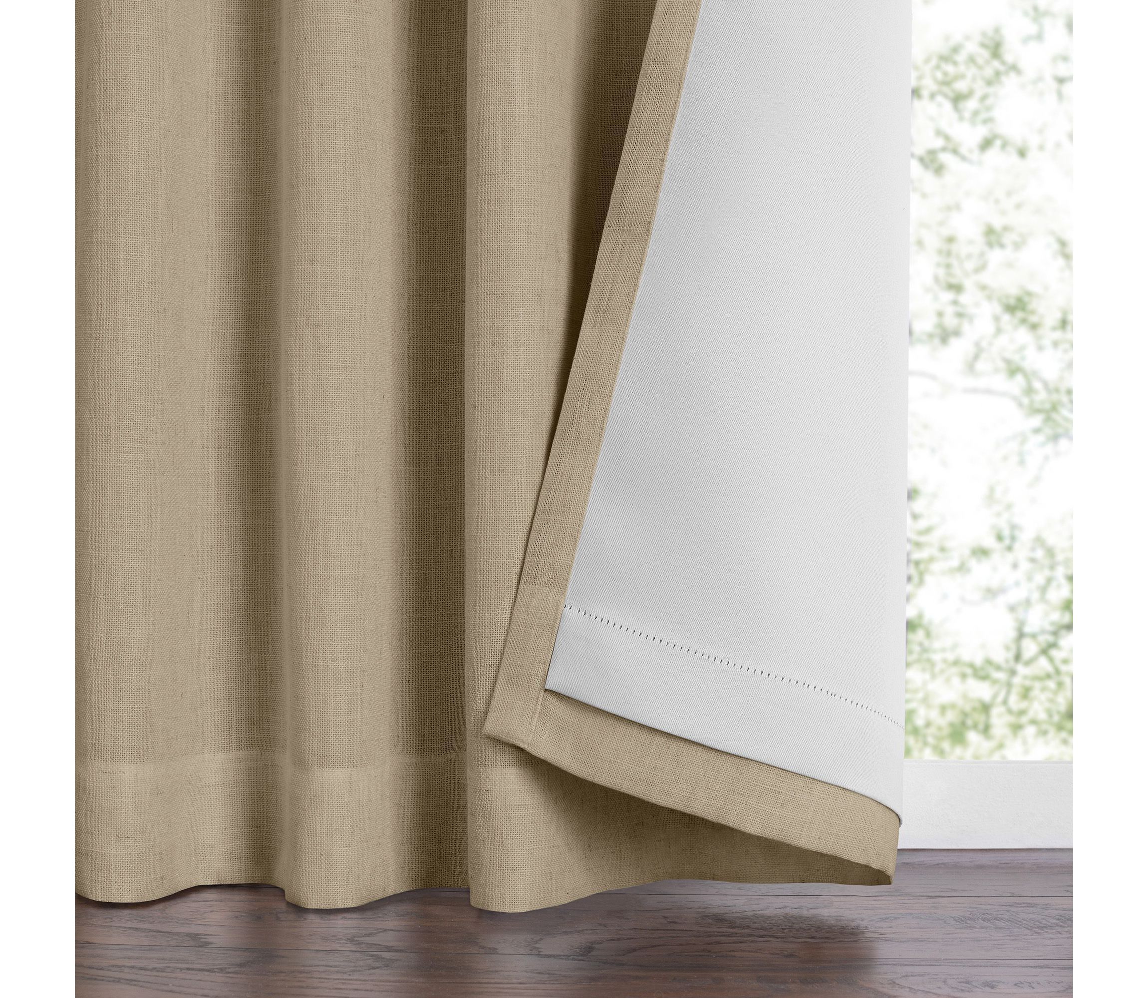 Harrow Solid Texture Blackout Window Curtain Panel