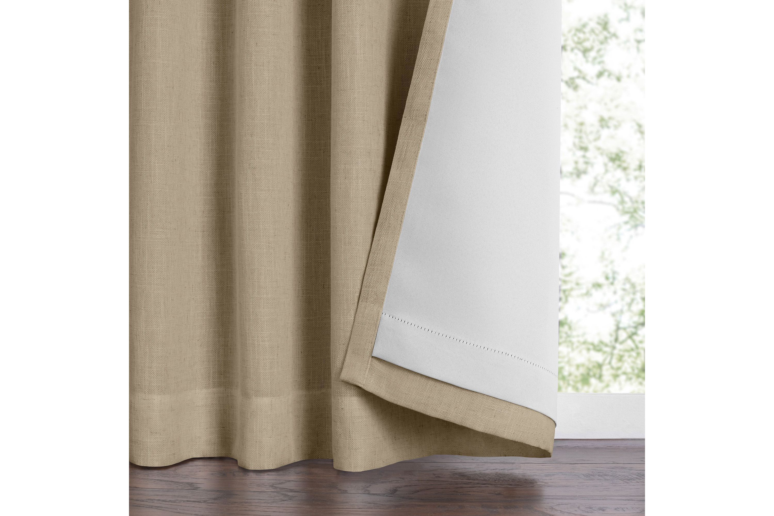 Harrow Solid Texture Blackout Window Curtain Panel