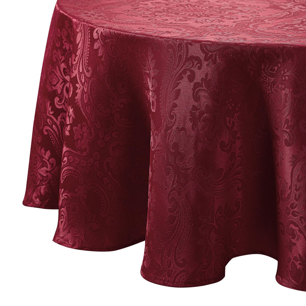 Caiden Elegance Damask Tablecloth - Round/Oval