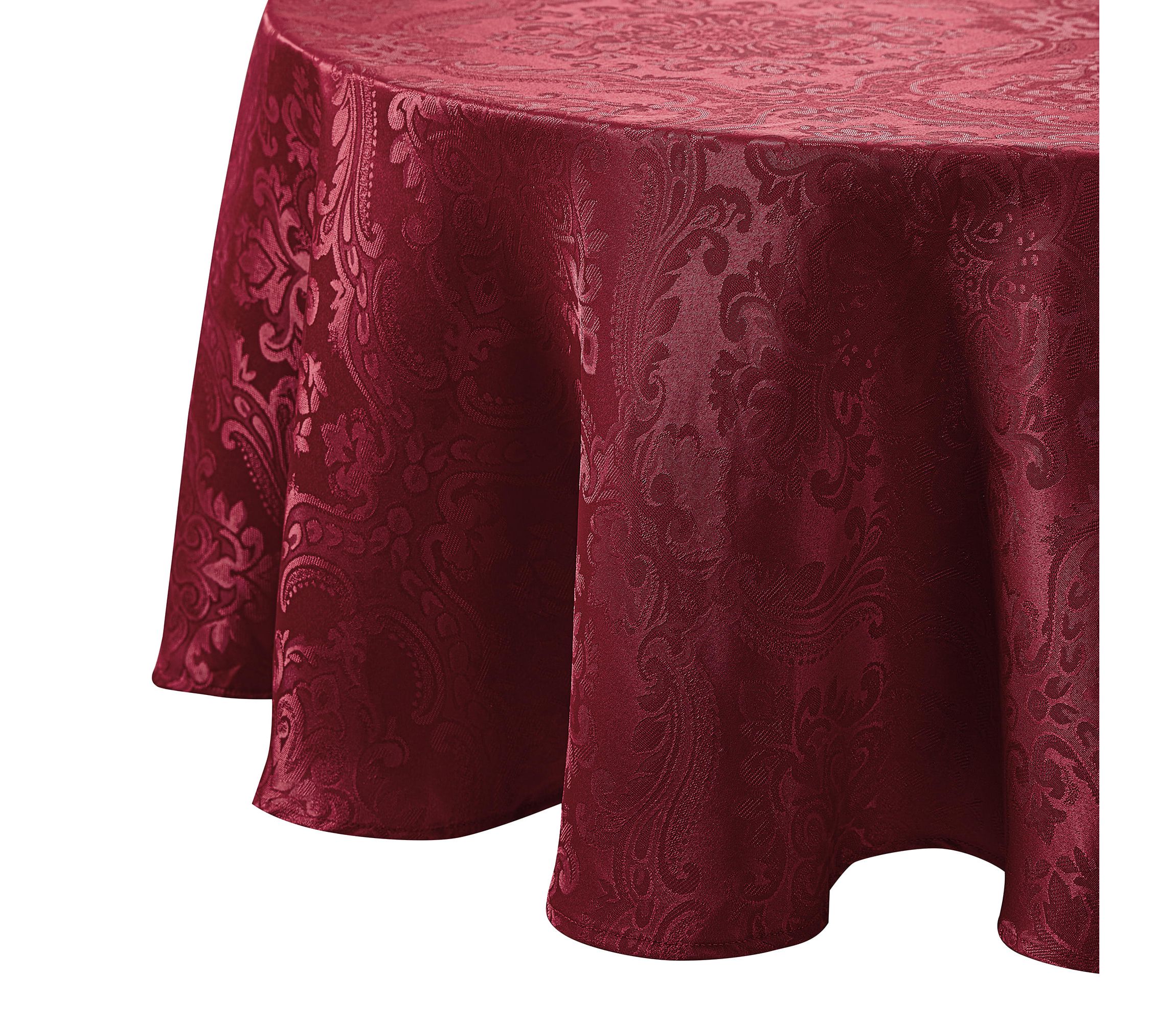 Caiden Elegance Damask Tablecloth - Round/Oval