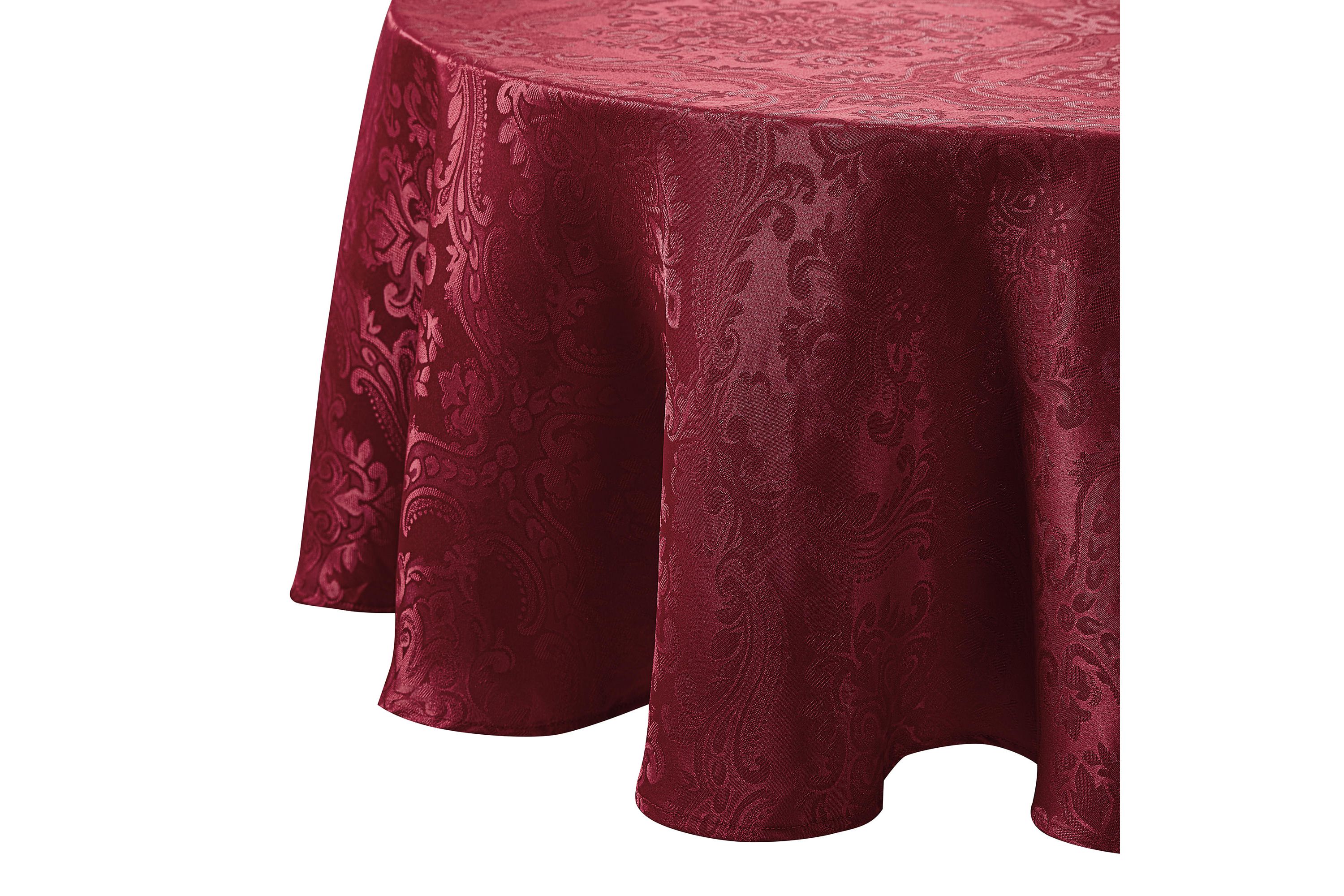 Caiden Elegance Damask Tablecloth - Round/Oval