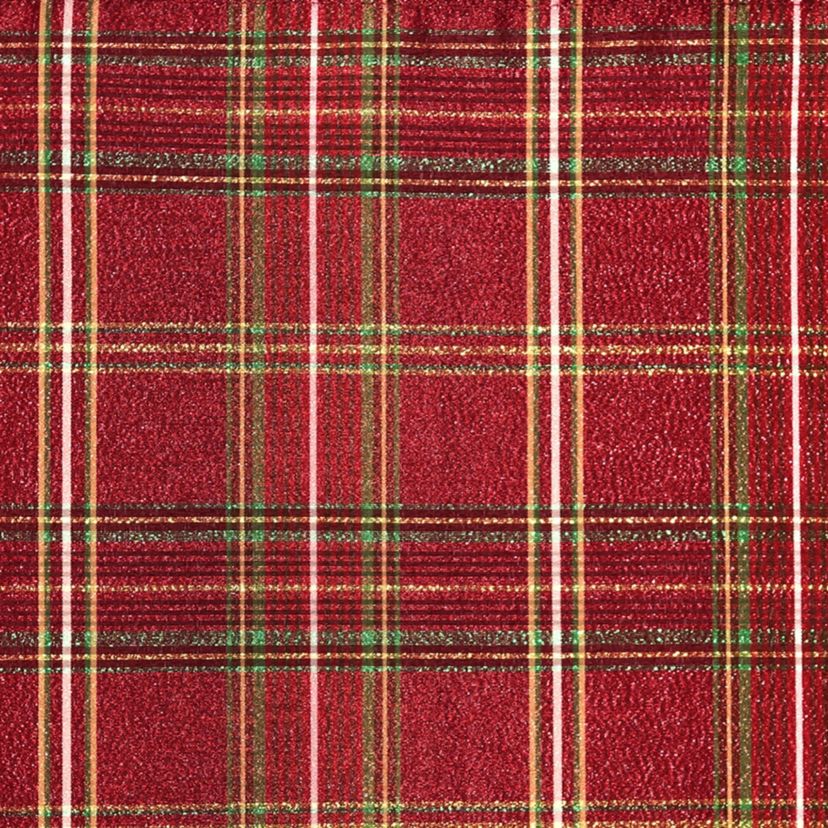 Shimmering Plaid Tablecloth - Round/Oval