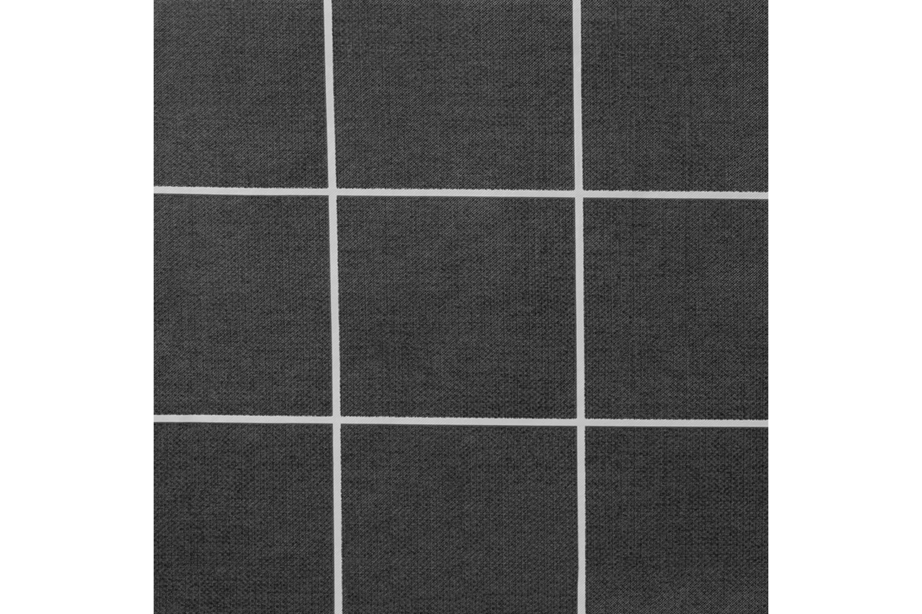 Windowpane Plaid Grid Printed Vinyl Indoor/Outdoor Tablecloth - Round/Oval