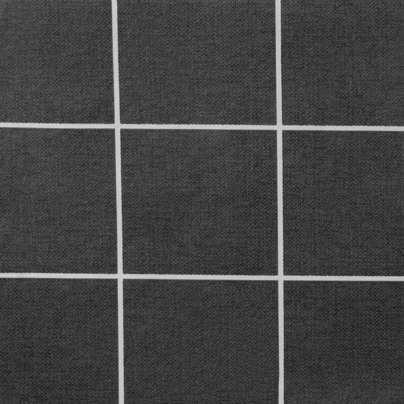 Windowpane Plaid Grid Printed Vinyl Indoor/Outdoor Tablecloth - Round/Oval