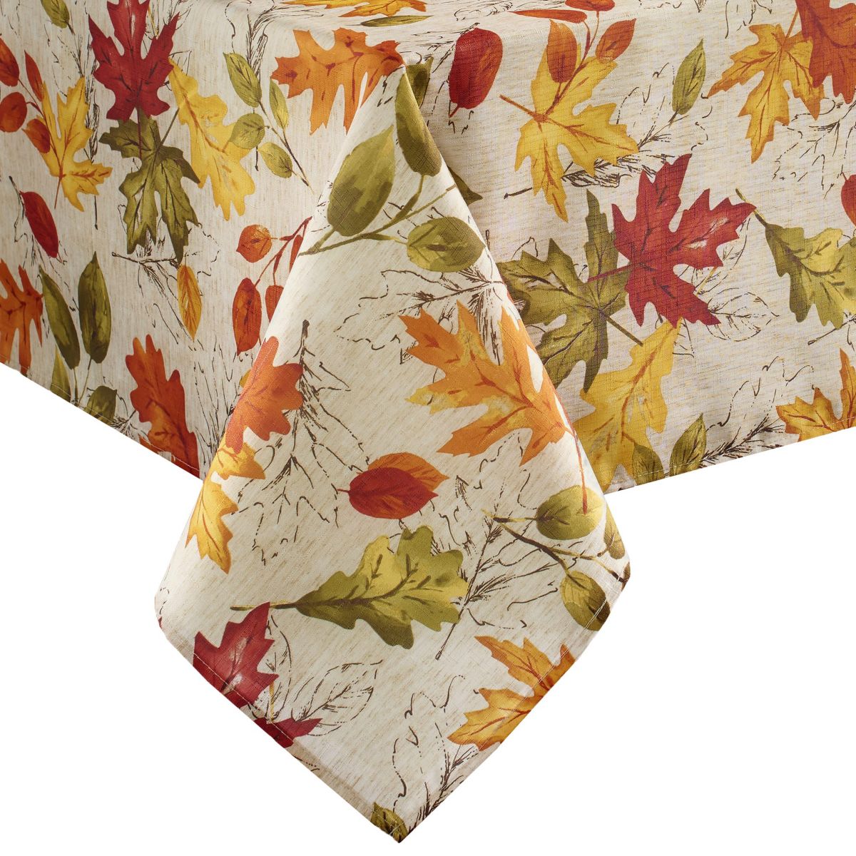 Autumn Leaves Fall Printed Tablecloth - Rectangle/Square