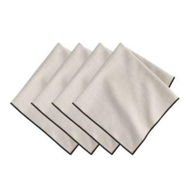 Villeroy & Boch Villeroy and Boch Manufacture Rock Merrow Stitch Cotton Napkin, Set of 4