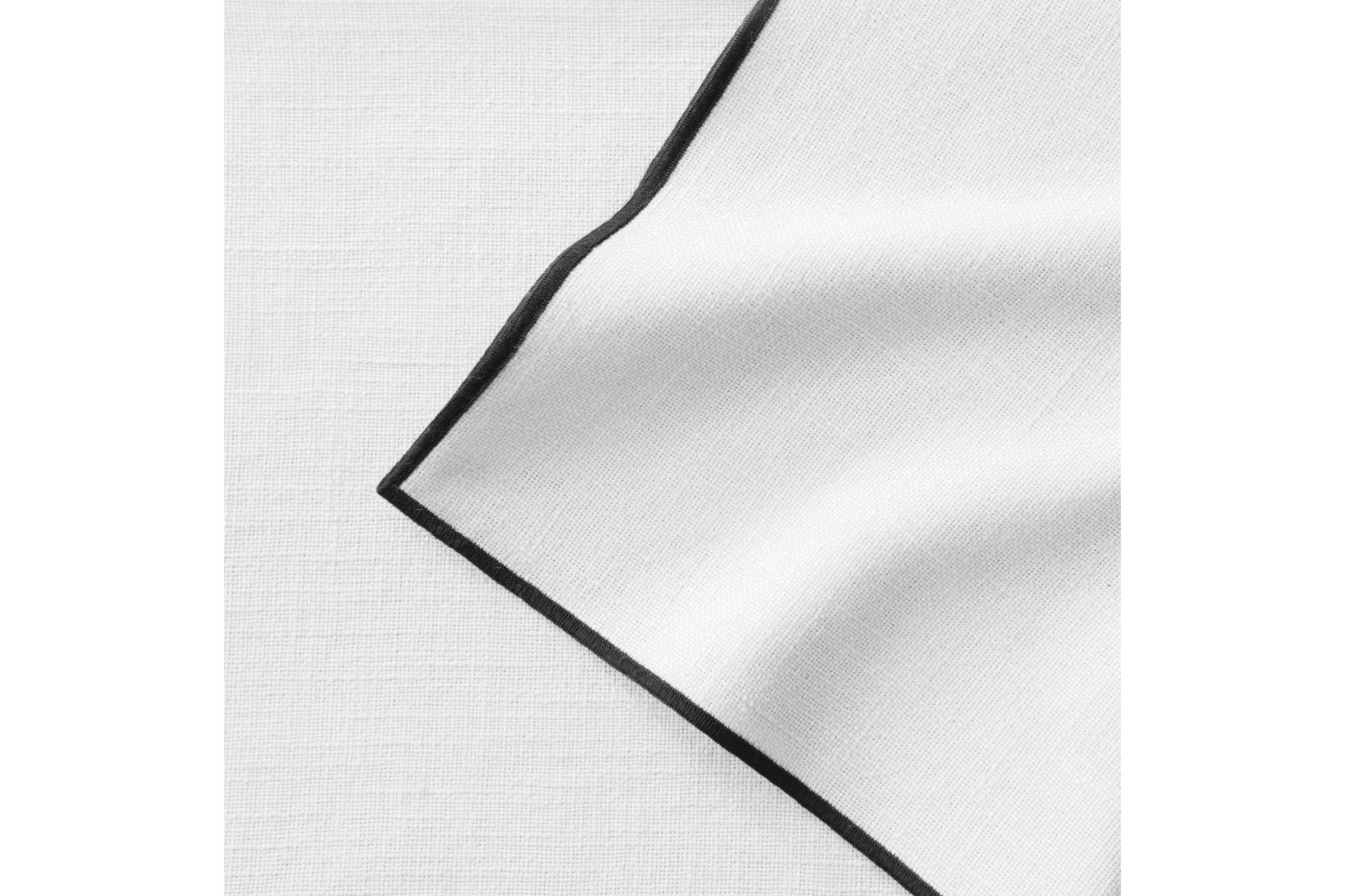 Villeroy and Boch Manufacture Rock Merrow Stitch Cotton Napkin, Set of 4