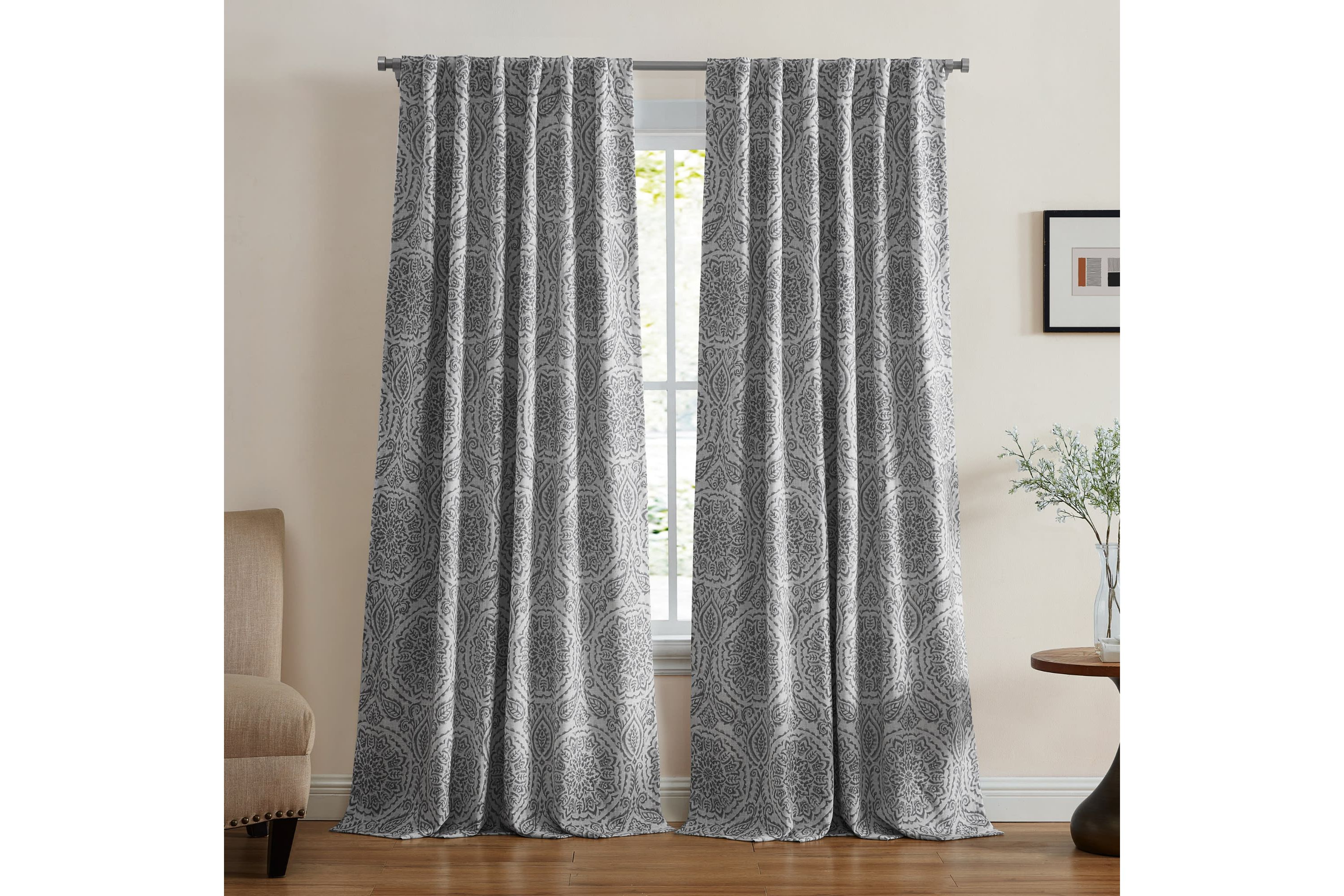 Giovanni Medallion Blackout Window Curtain Panel
