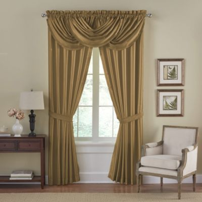 Versailles Faux Silk Blackout Window Curtain