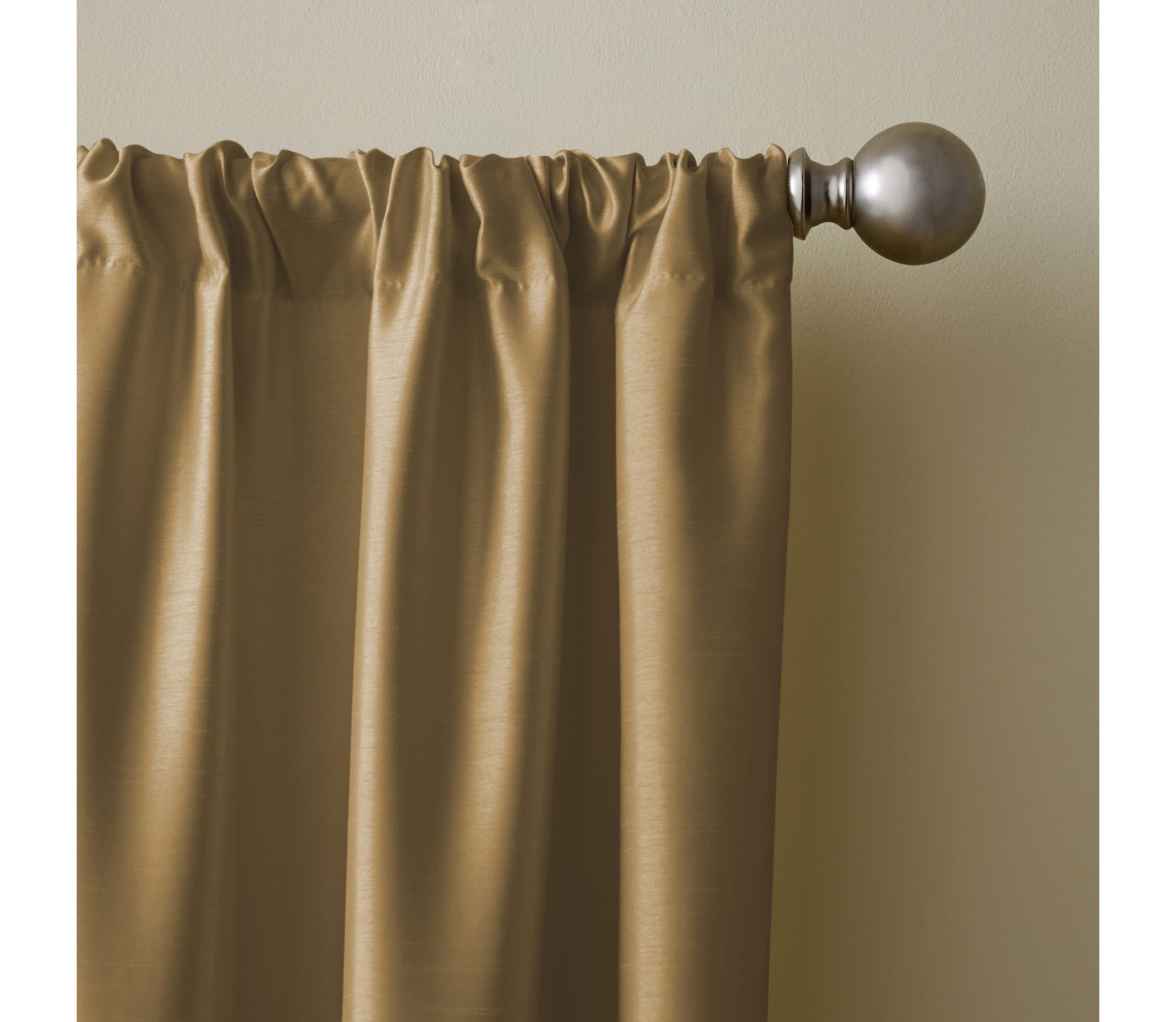 Versailles Faux Silk Blackout Window Curtain