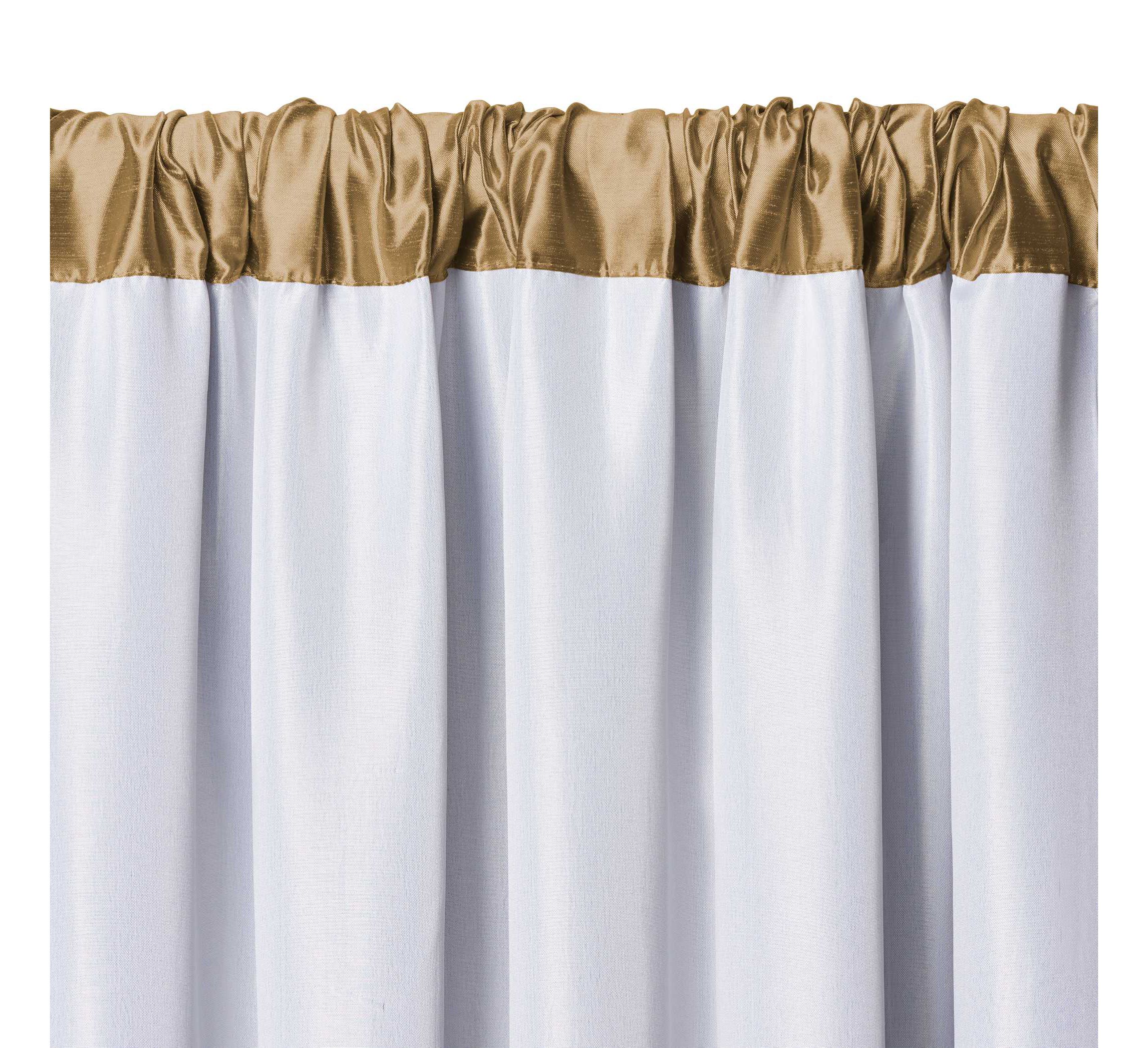 Versailles Faux Silk Blackout Window Curtain