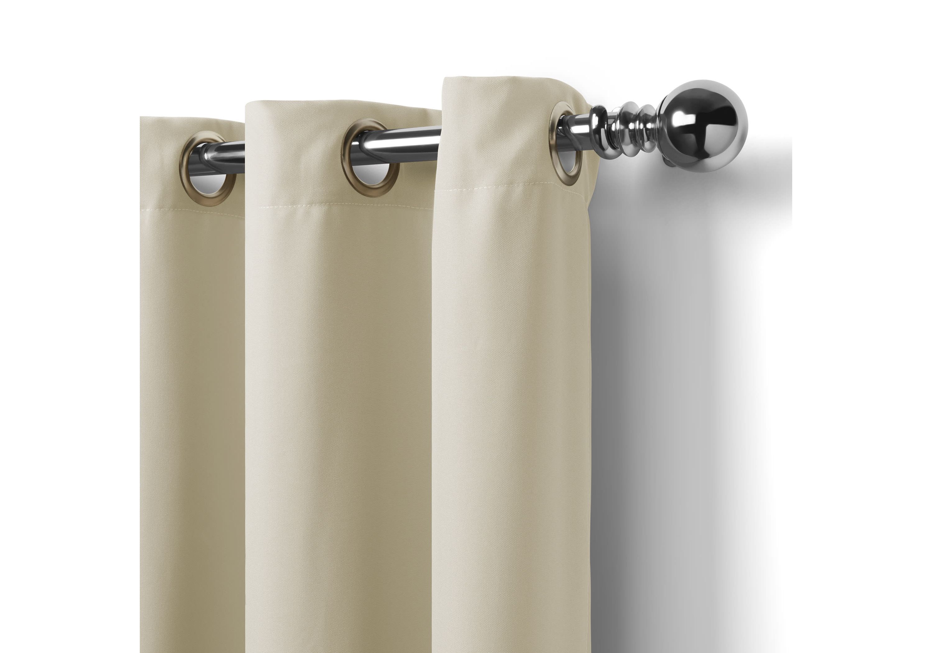 Connor Solid Indoor/Outdoor Window Curtain