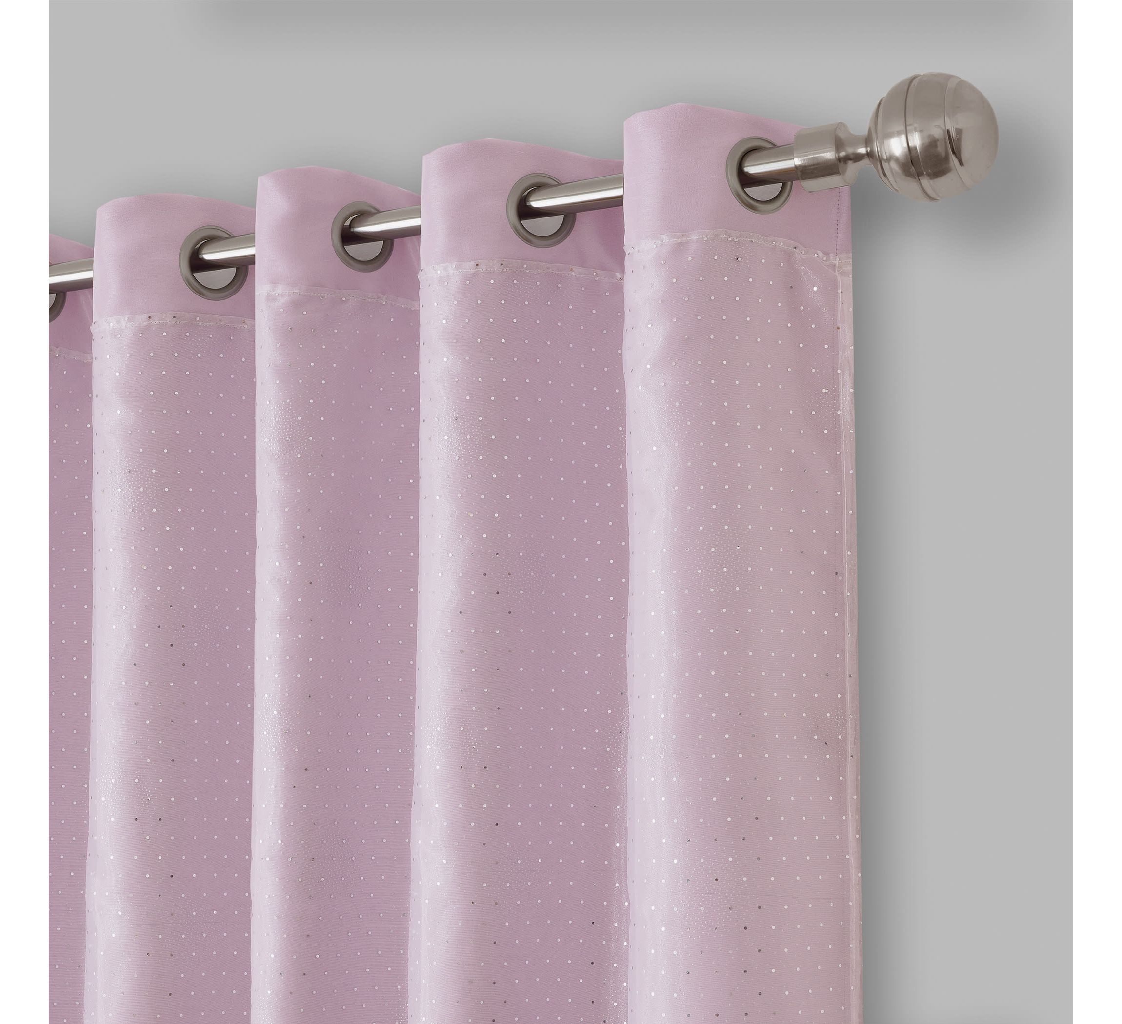 Aurora Kids Room Darkening Layered Sheer Curtain