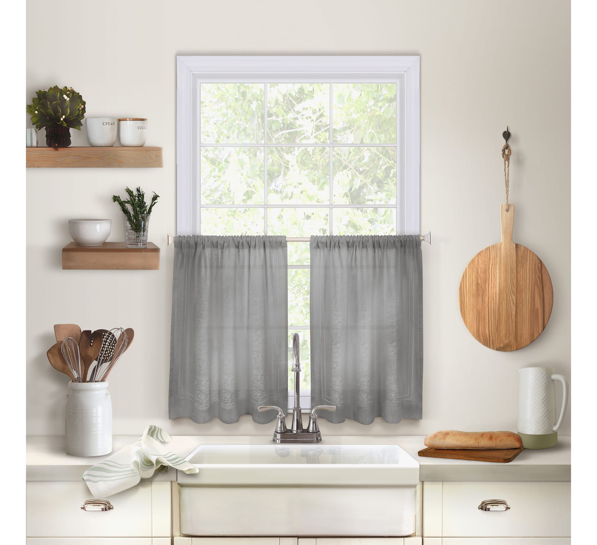 Cameron Kitchen Window Tier Set