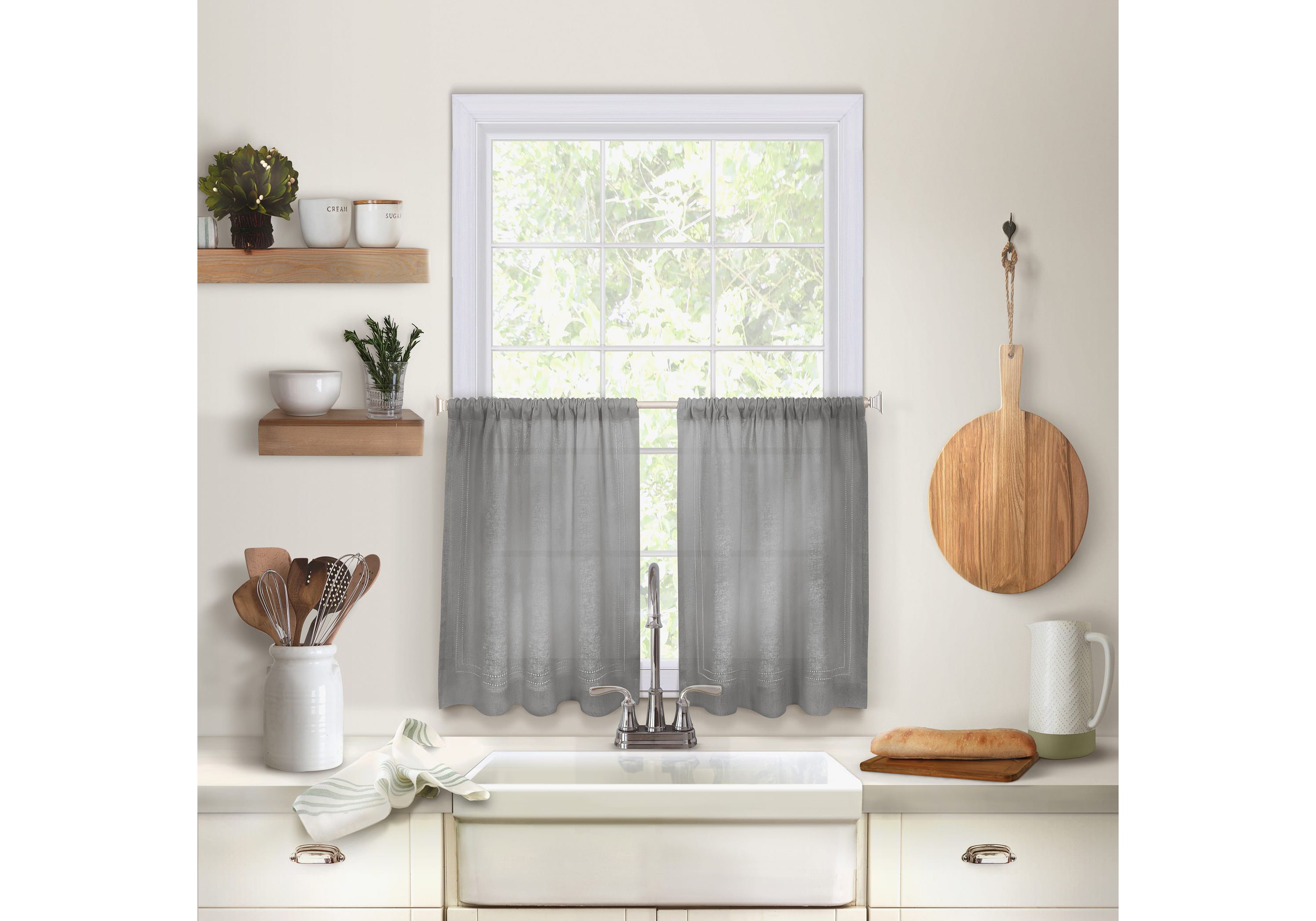Cameron Kitchen Window Tier Set