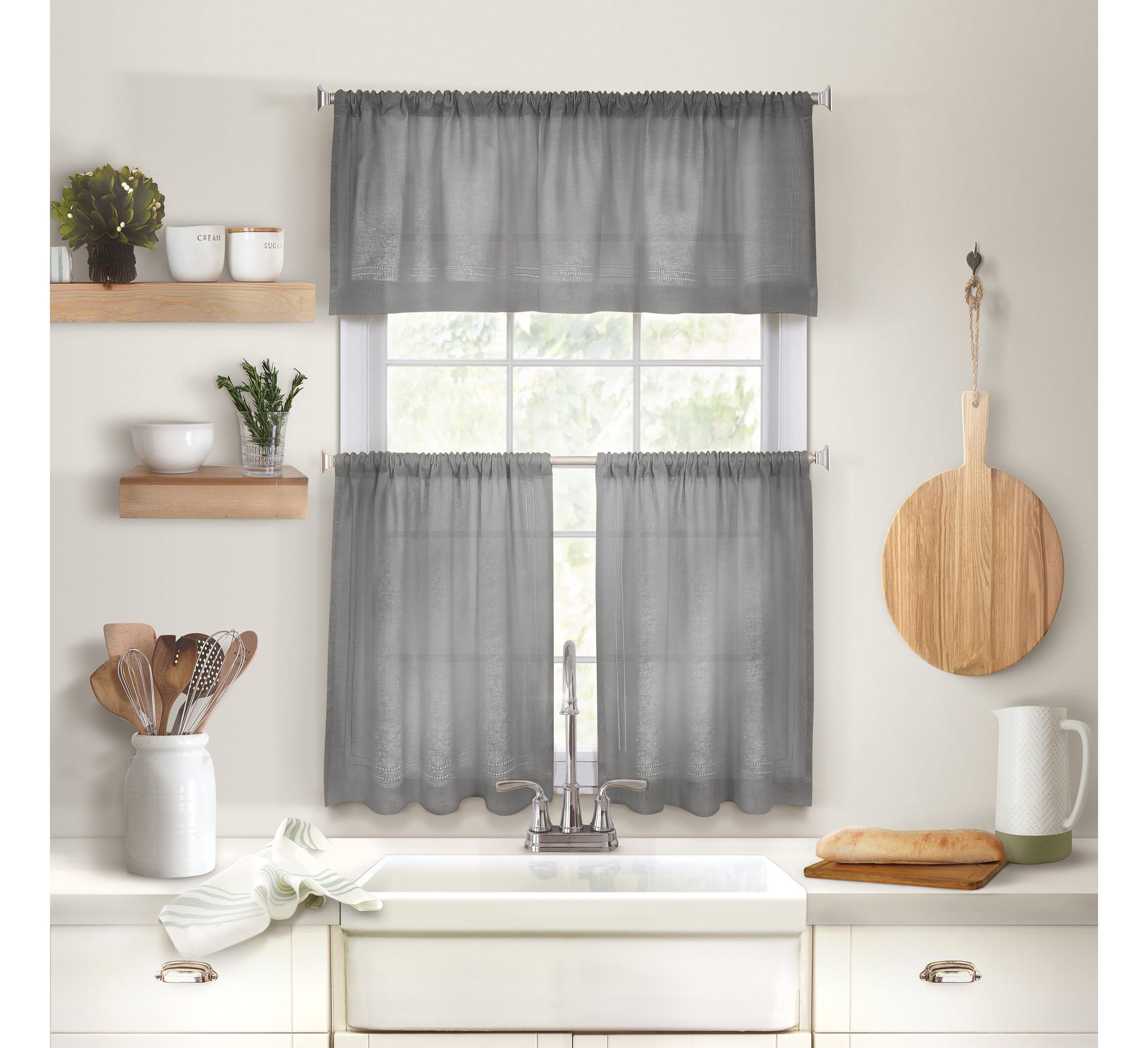 Cameron Kitchen Window Tier Set
