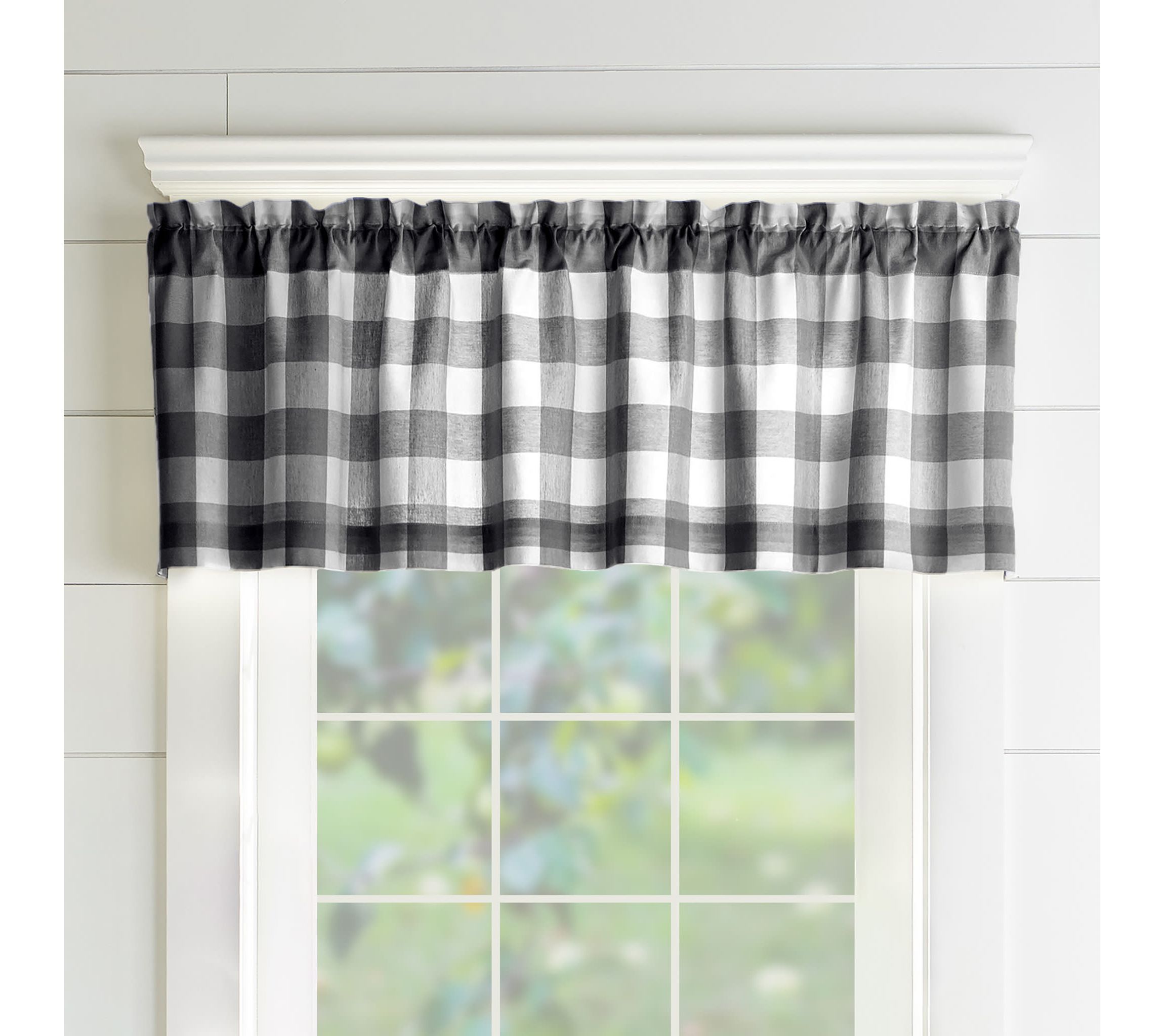 Farmhouse Living Buffalo Check Window Valance - 60x15