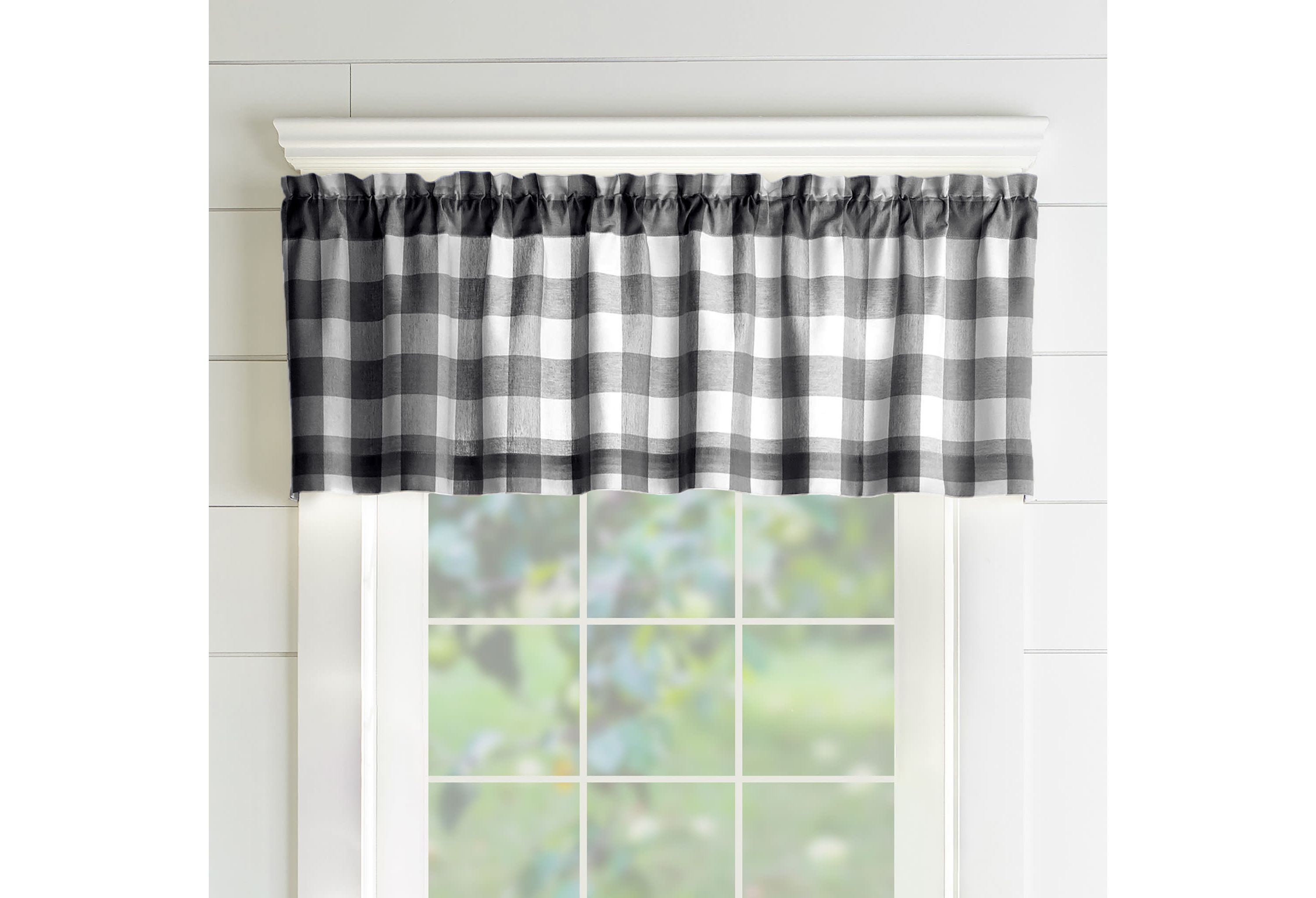 Farmhouse Living Buffalo Check Window Valance - 60x15