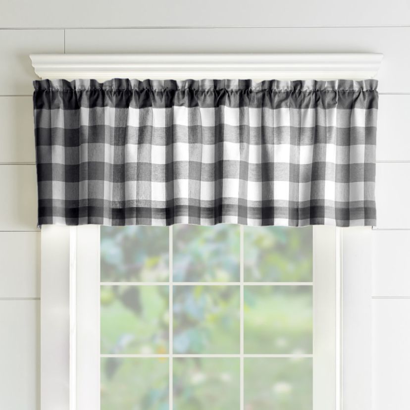 Farmhouse Living Buffalo Check Window Valance - 60x15