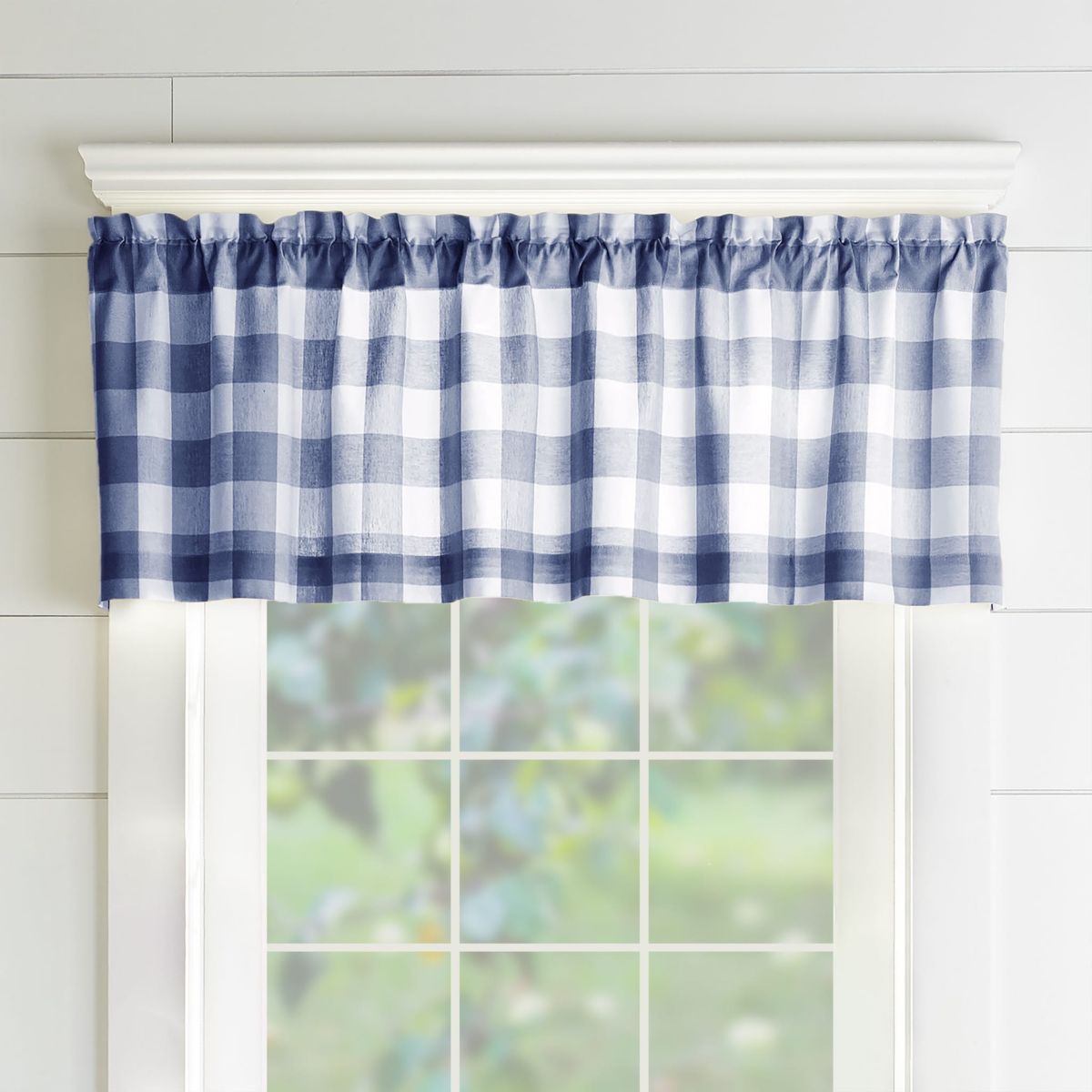 Farmhouse Living Buffalo Check Window Valance - 60x15