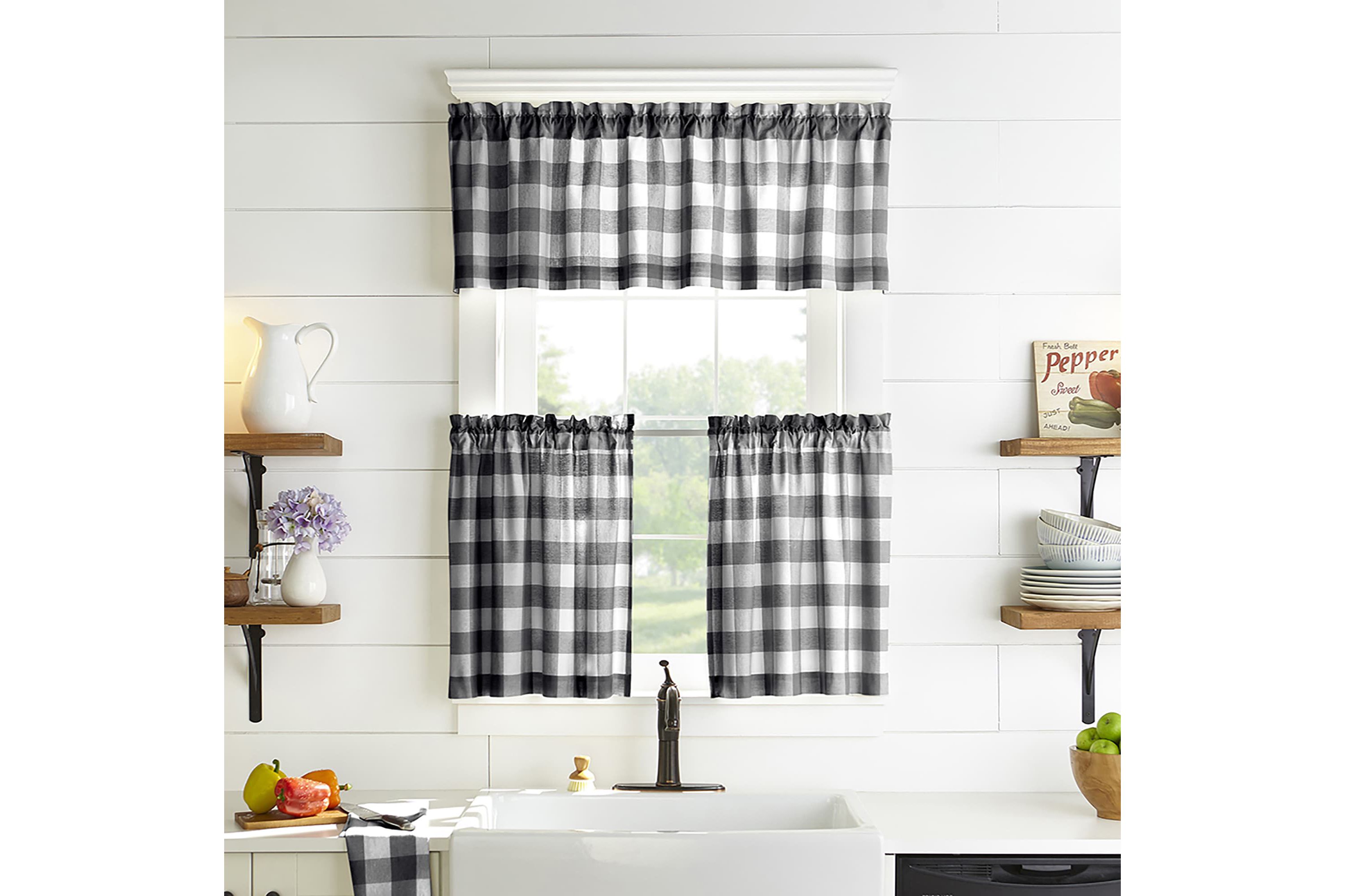 Farmhouse Living Buffalo Check Window Valance - 60x15