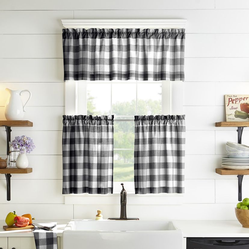 Farmhouse Living Buffalo Check Window Valance - 60x15