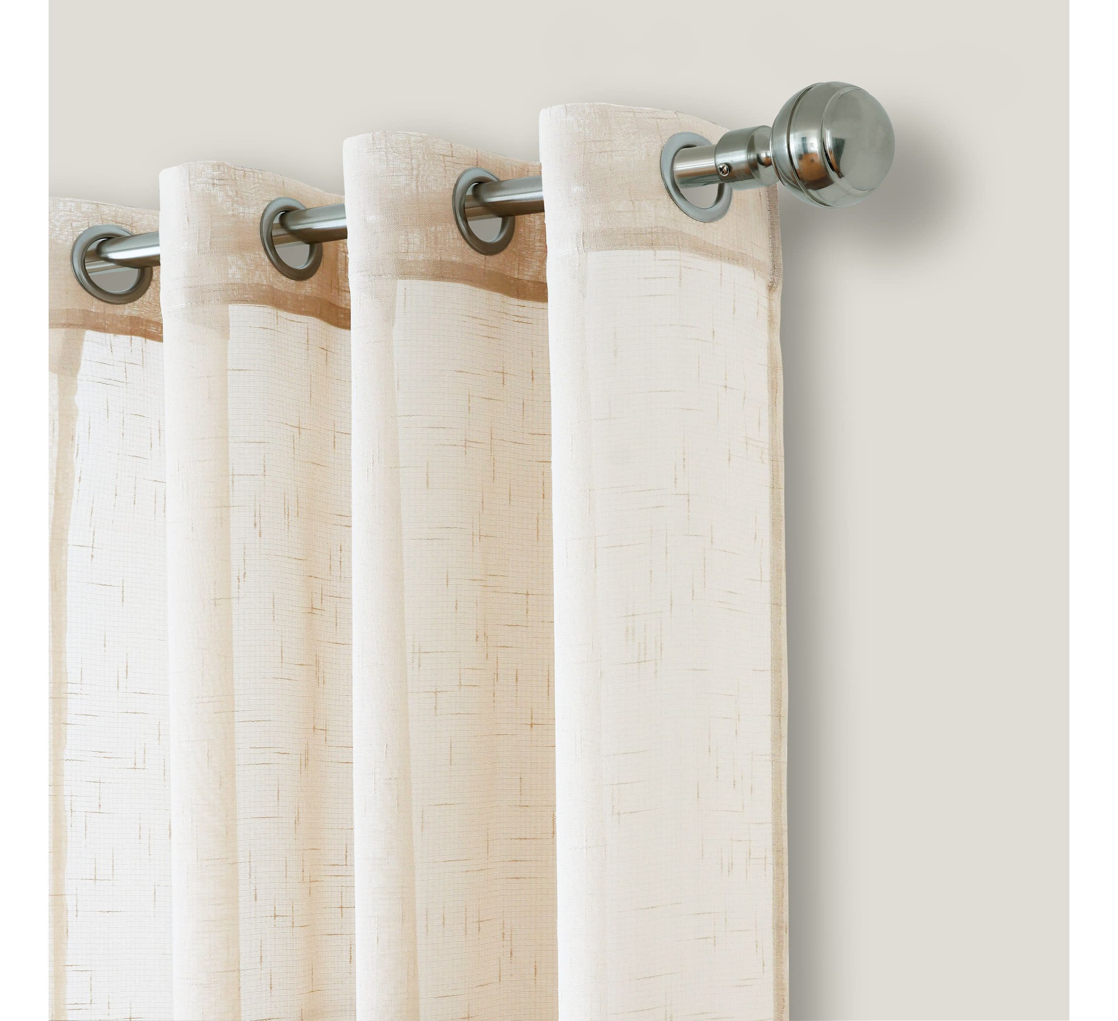 Carmen Sheer Extra Wide Indoor/Outdoor Sheer Window Curtain
