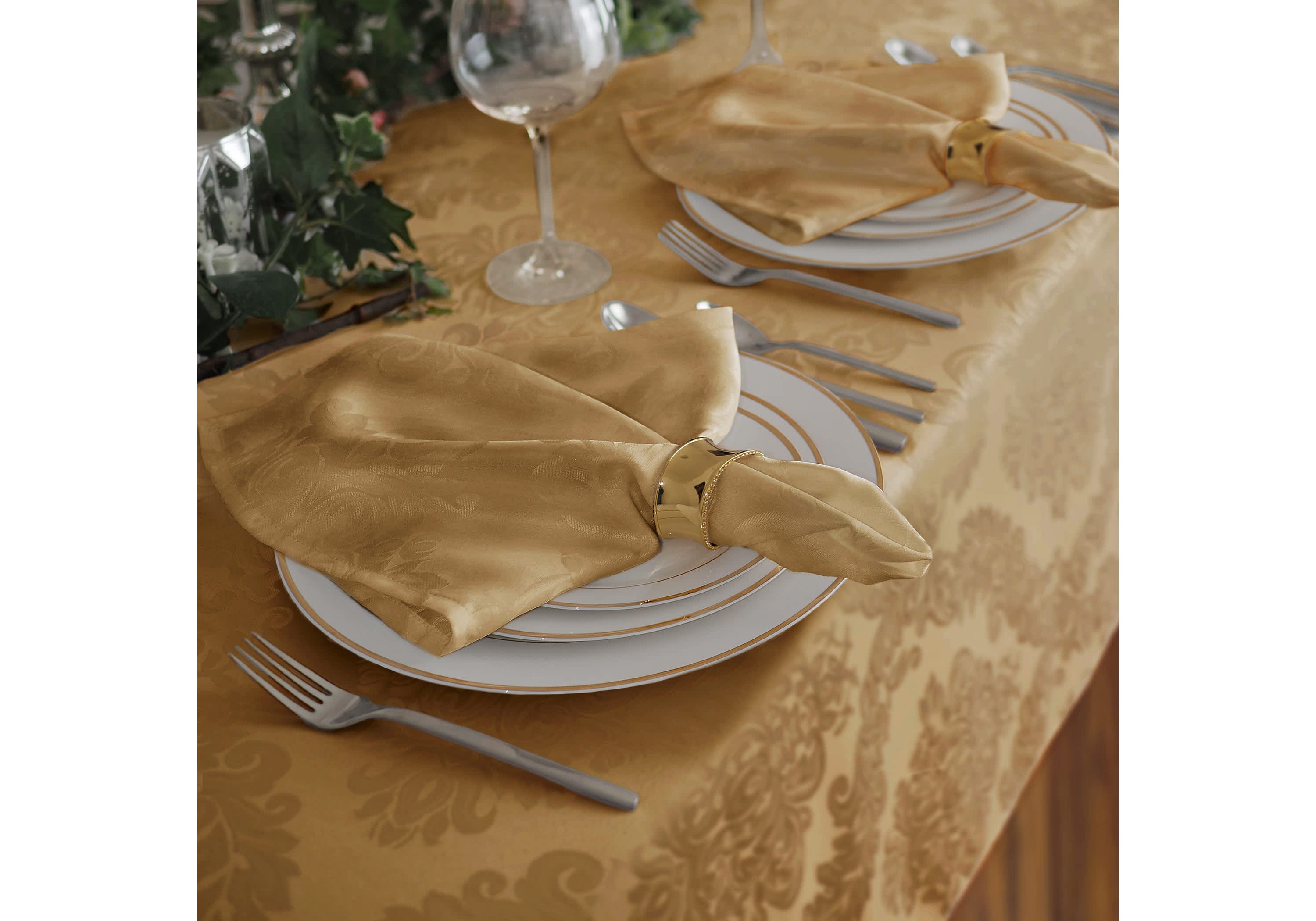 Barcelona Jacquard Damask Napkin, Set of 4