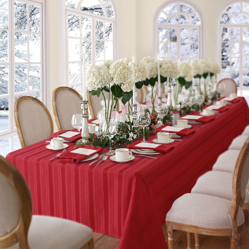 Denley Stripe Jacquard Tablecloth - Rectangle/Square