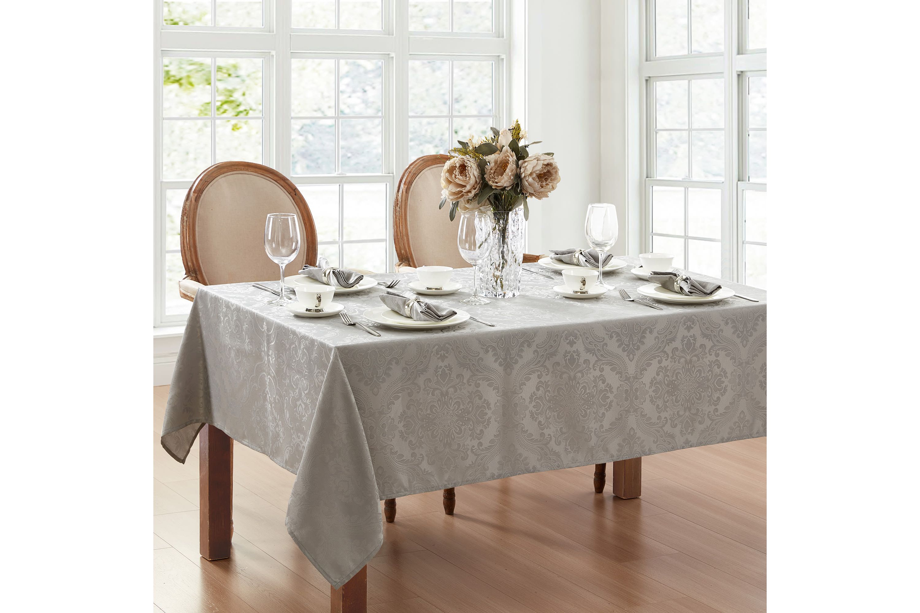 Caiden Elegance Damask Tablecloth - Rectangle/Square