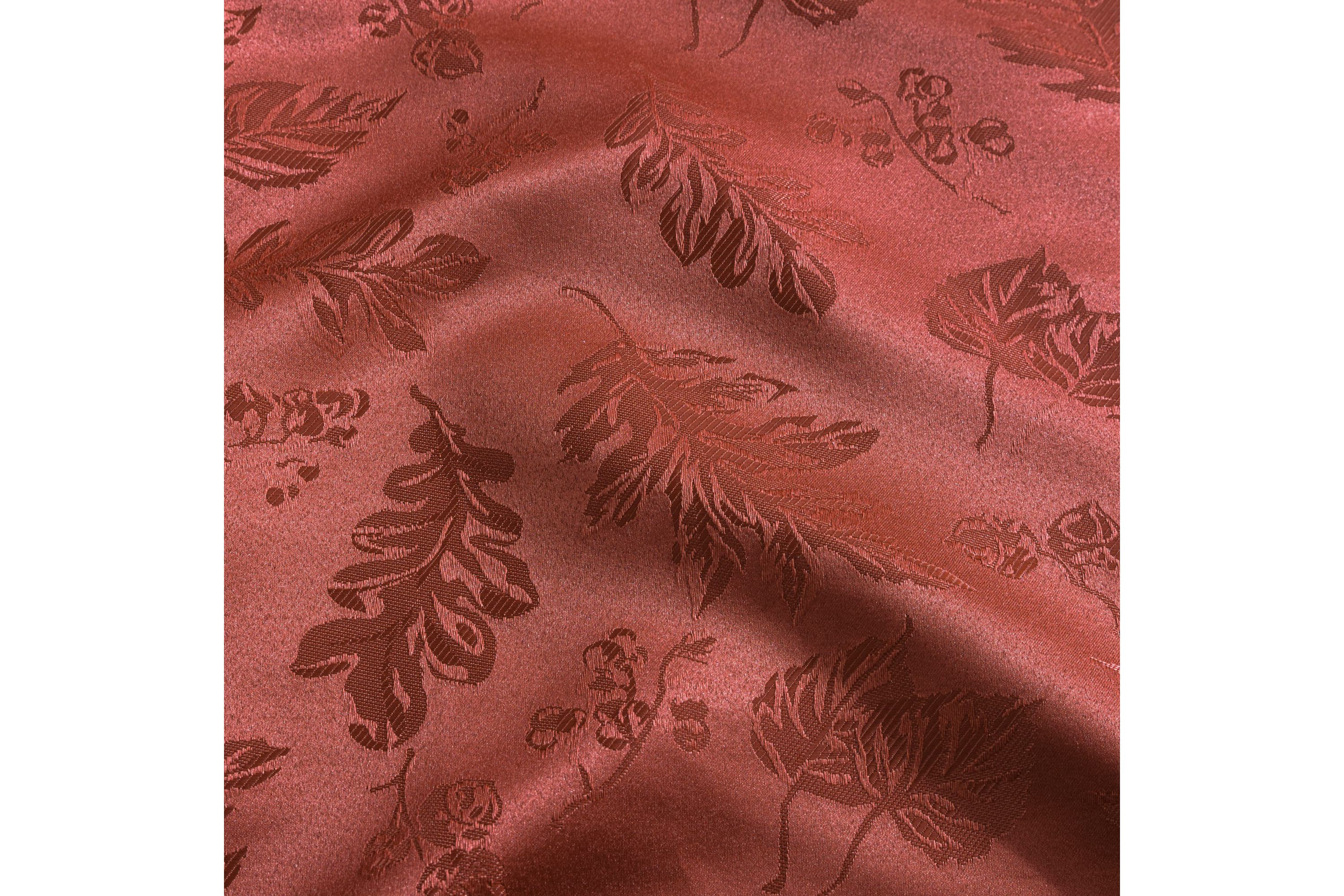 Elegant Woven Leaves Jacquard Damask Tablecloth - Rectangle/Square