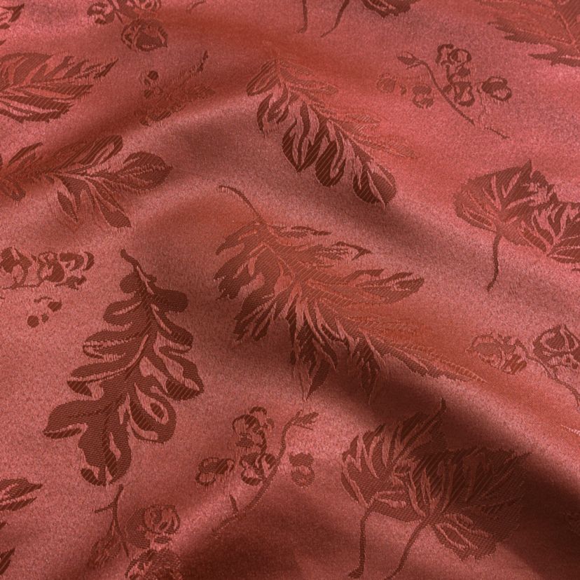Elegant Woven Leaves Jacquard Damask Tablecloth - Rectangle/Square