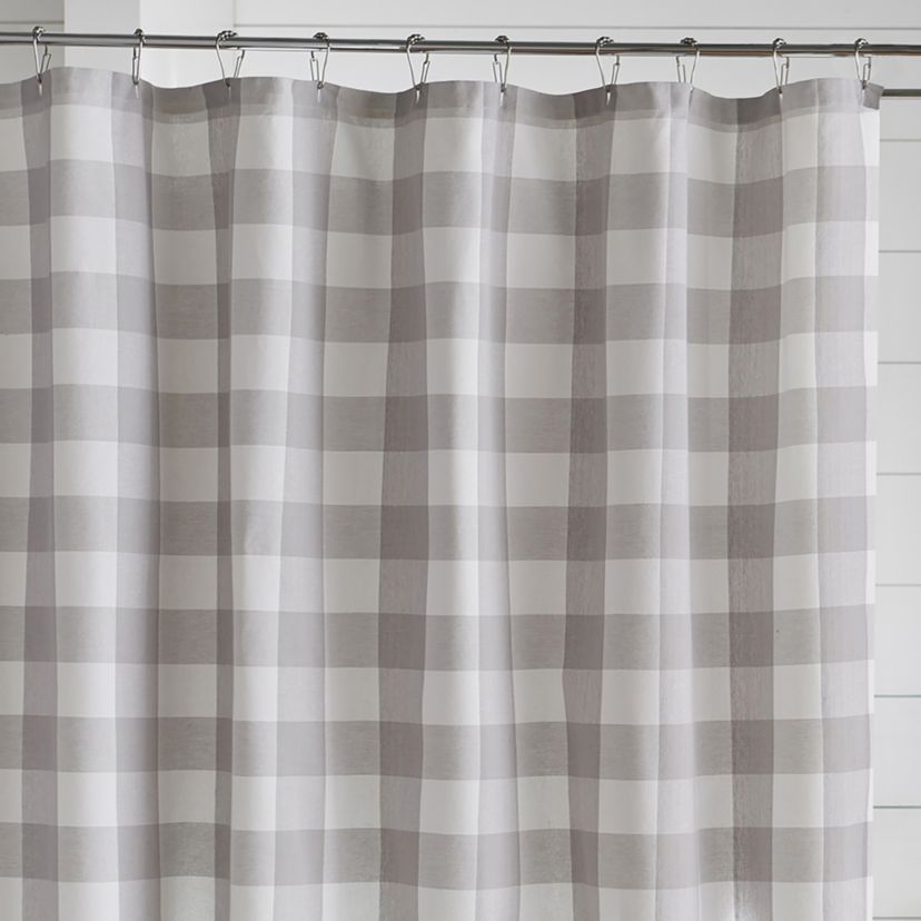 Farmhouse Living Buffalo Check Shower Curtain - 72" x 72"