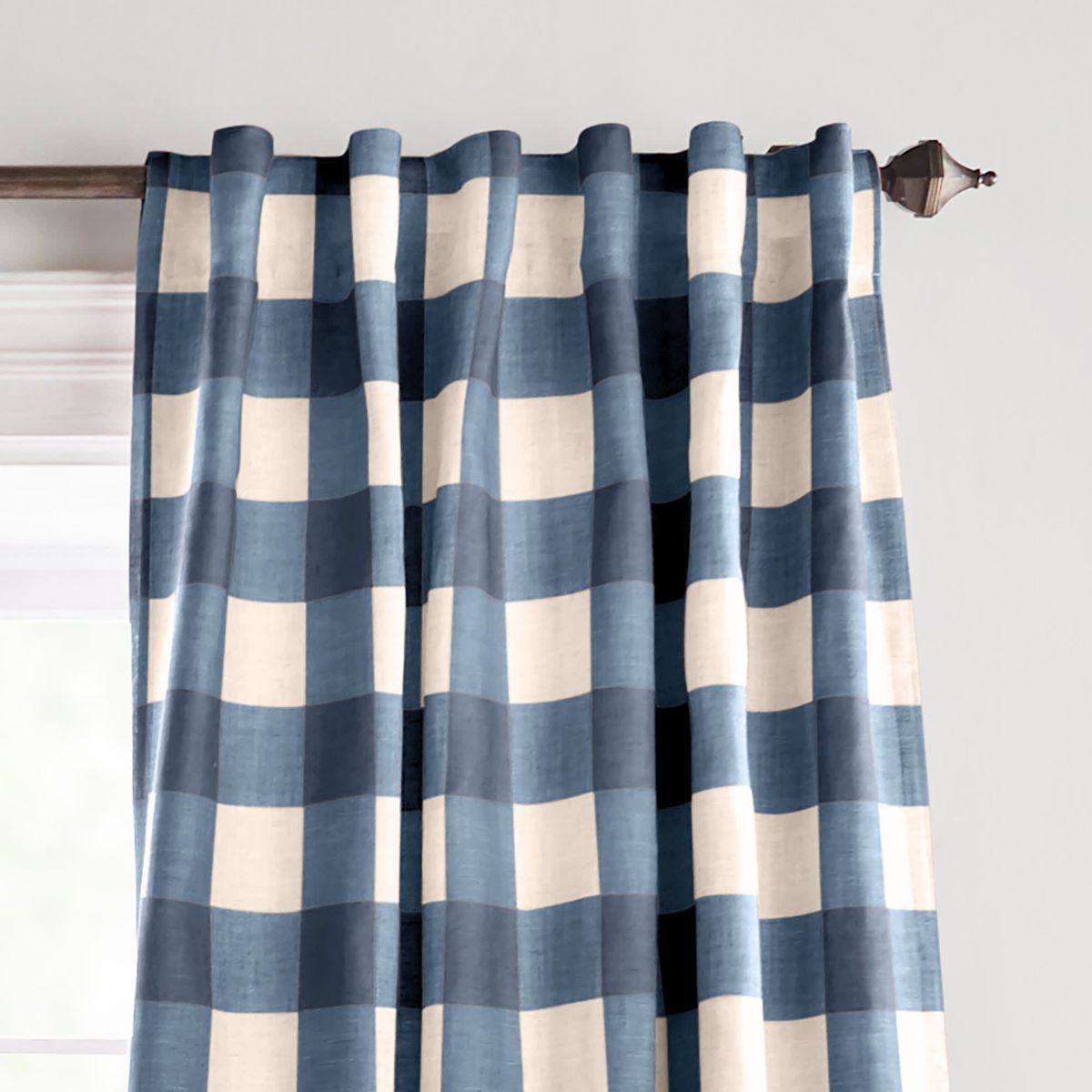 Grainger Buffalo Check Blackout Window Curtain