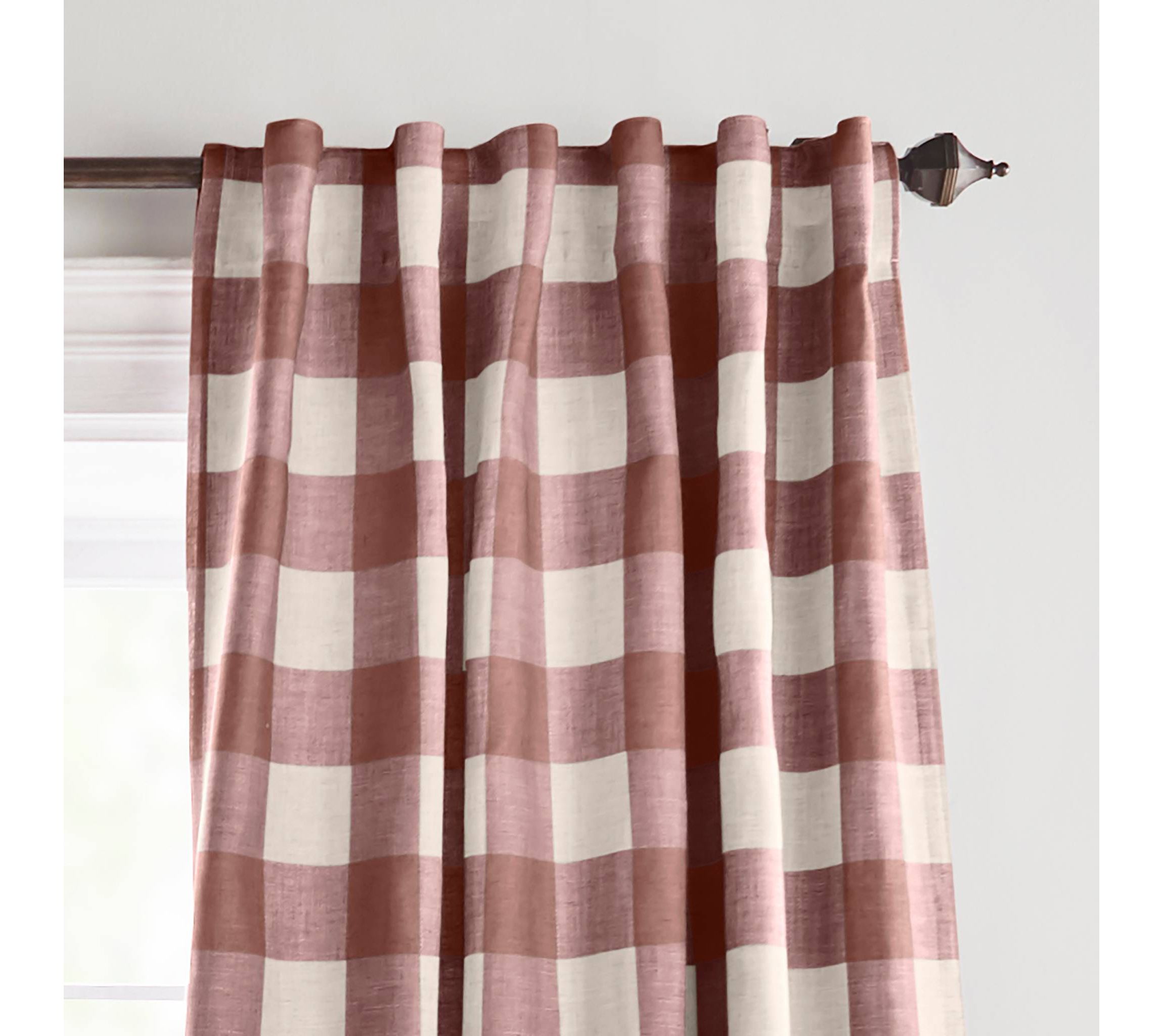 Grainger Buffalo Check Blackout Window Curtain