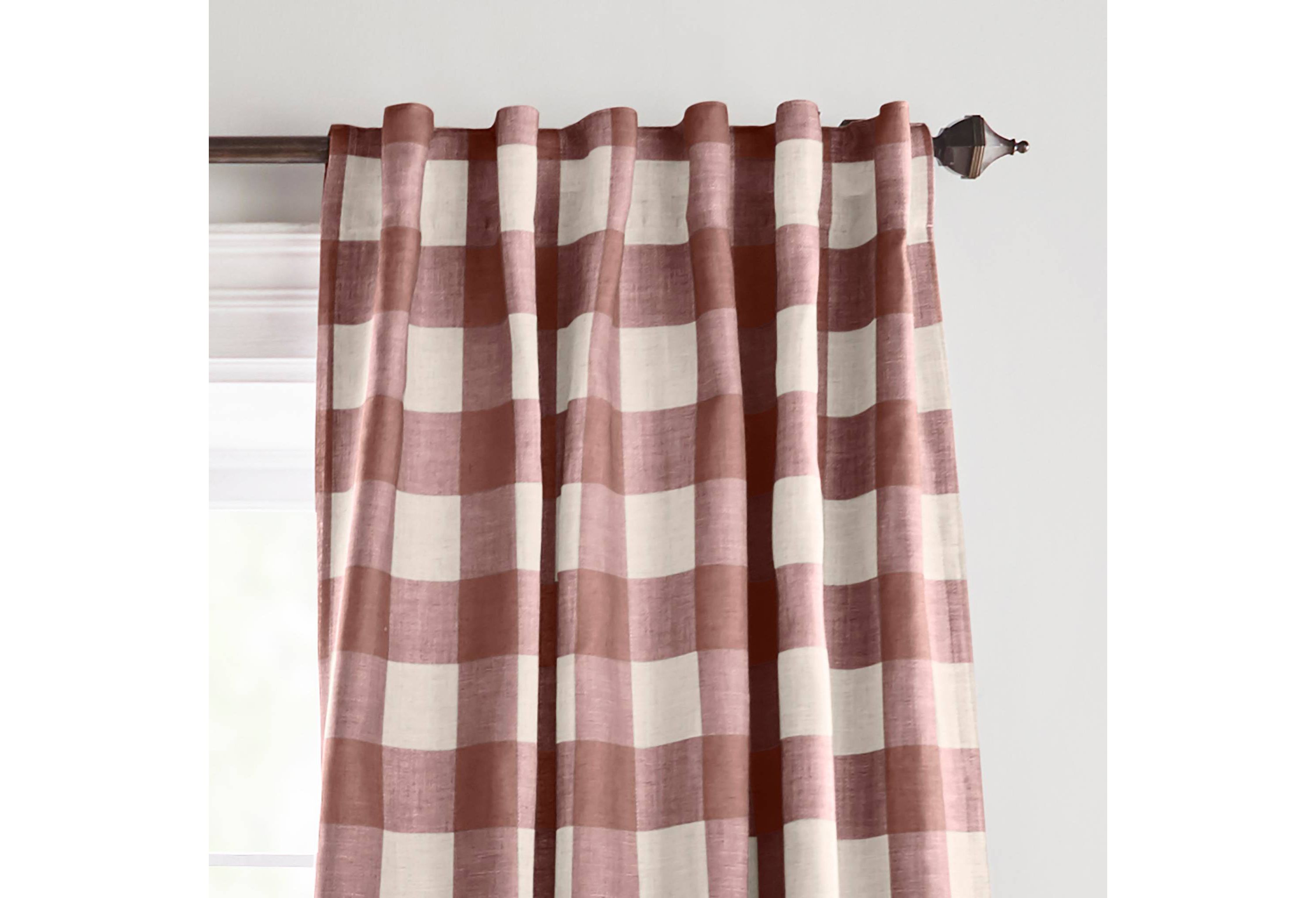 Grainger Buffalo Check Blackout Window Curtain