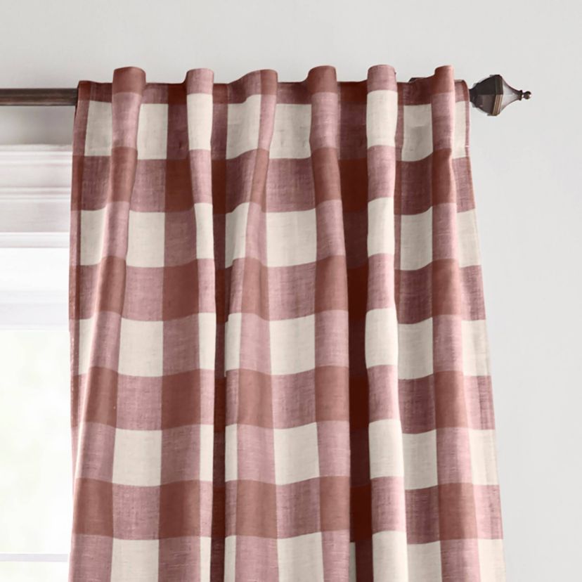 Grainger Buffalo Check Blackout Window Curtain