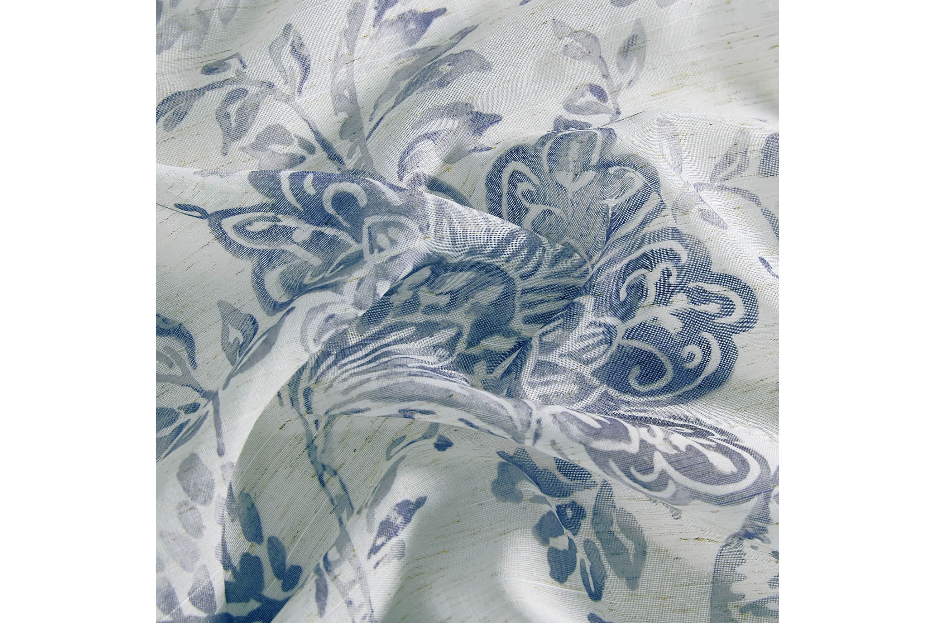 Westport Floral Tie-Top Sheer Window Curtain