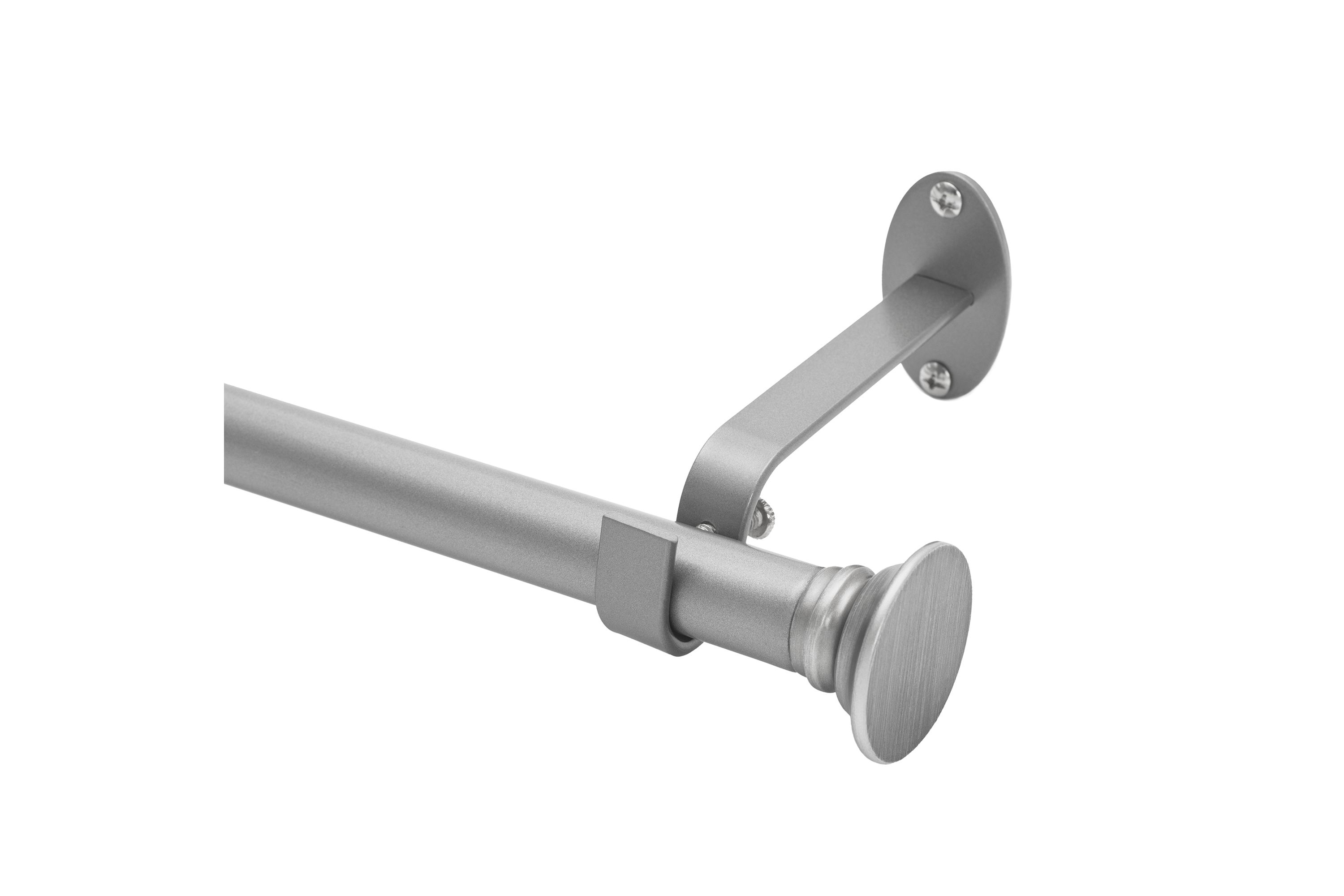 Shaker Window Drapery Single Curtain Rod