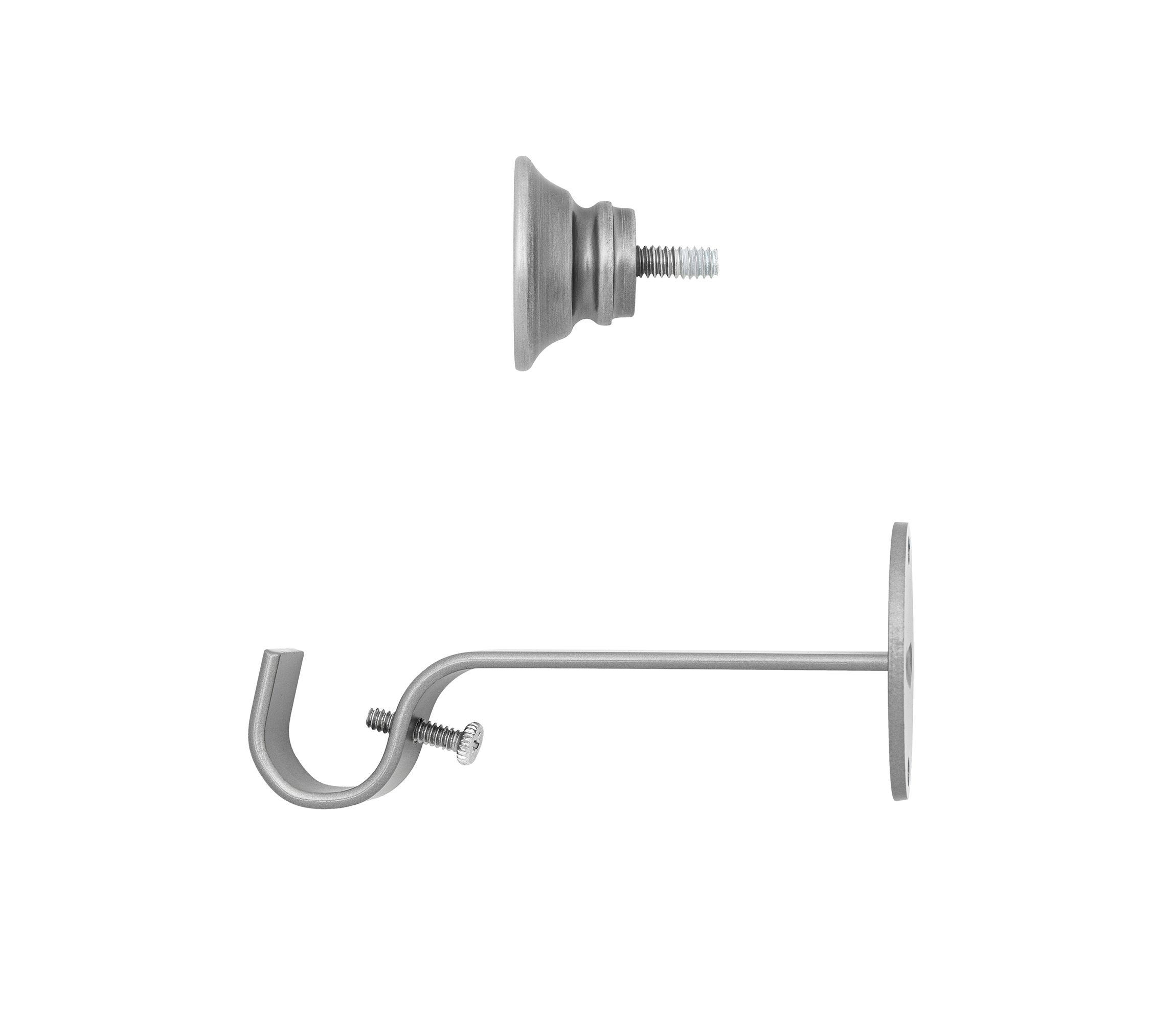 Shaker Window Drapery Single Curtain Rod