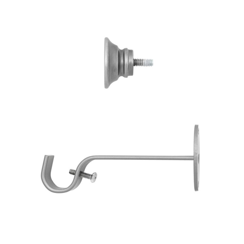 Shaker Window Drapery Single Curtain Rod