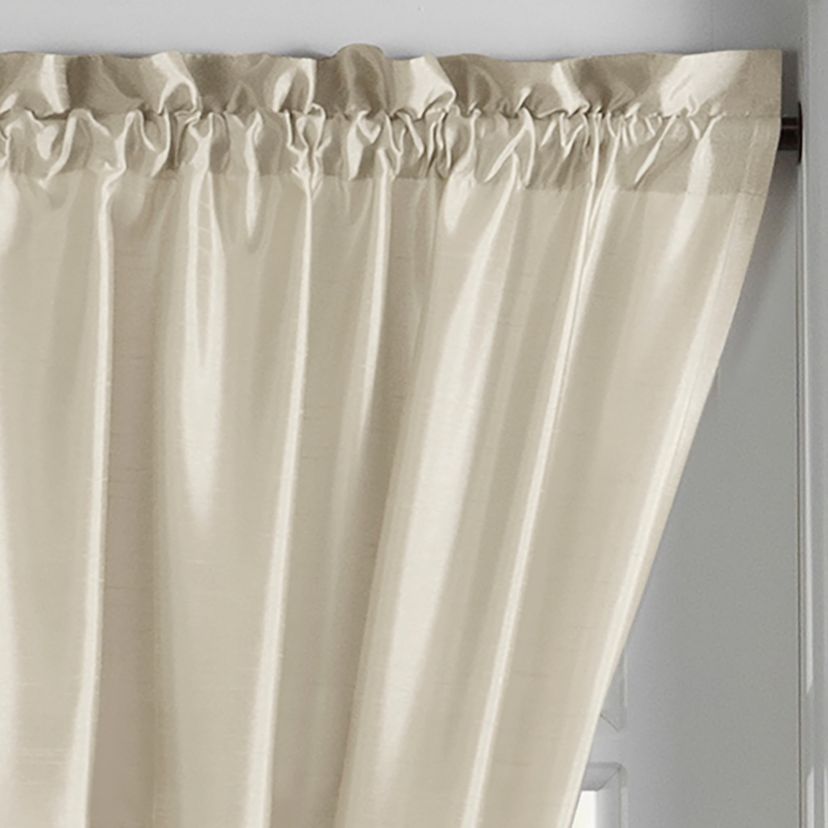 Colette Faux Silk French Door Window Panel - 54x72