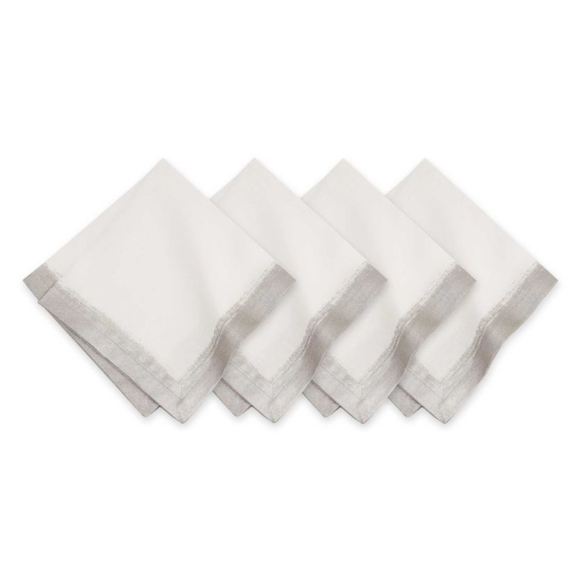 Villeroy & Boch Metallic Brushstroke Napkin Set of 4 