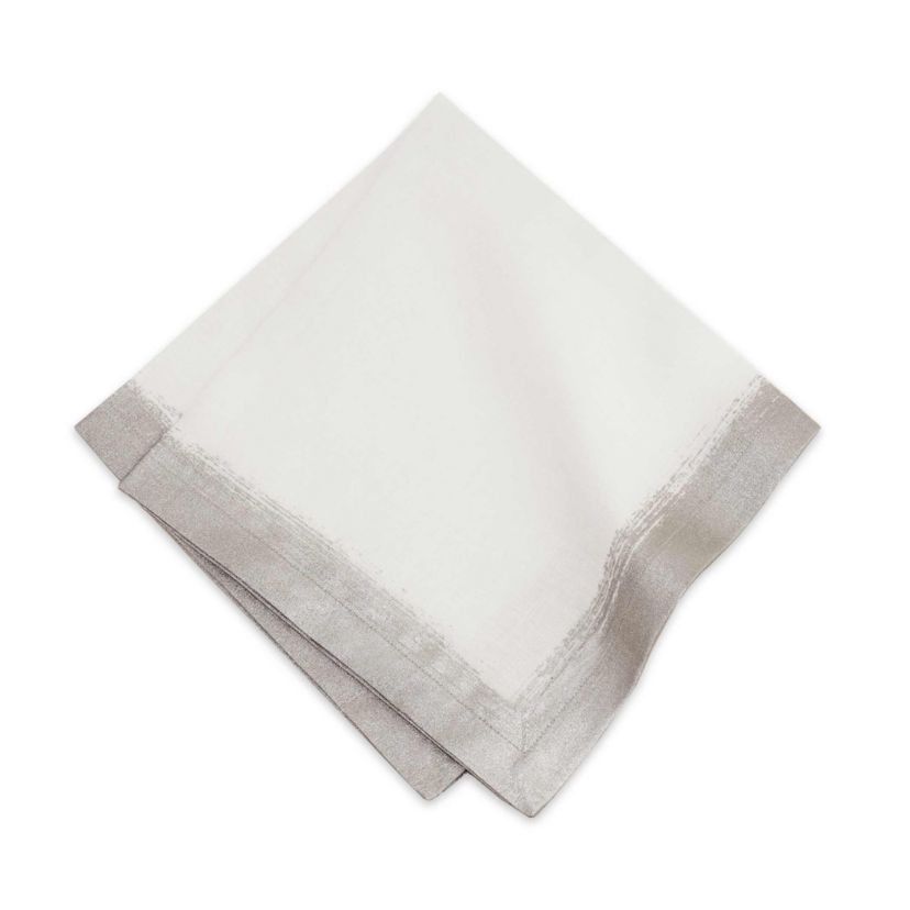 Villeroy & Boch Metallic Brushstroke Napkin Set of 4 